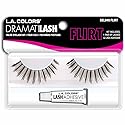 L.A. Colors False Eyelash Kit With Glue Flirt, 1 Ounce