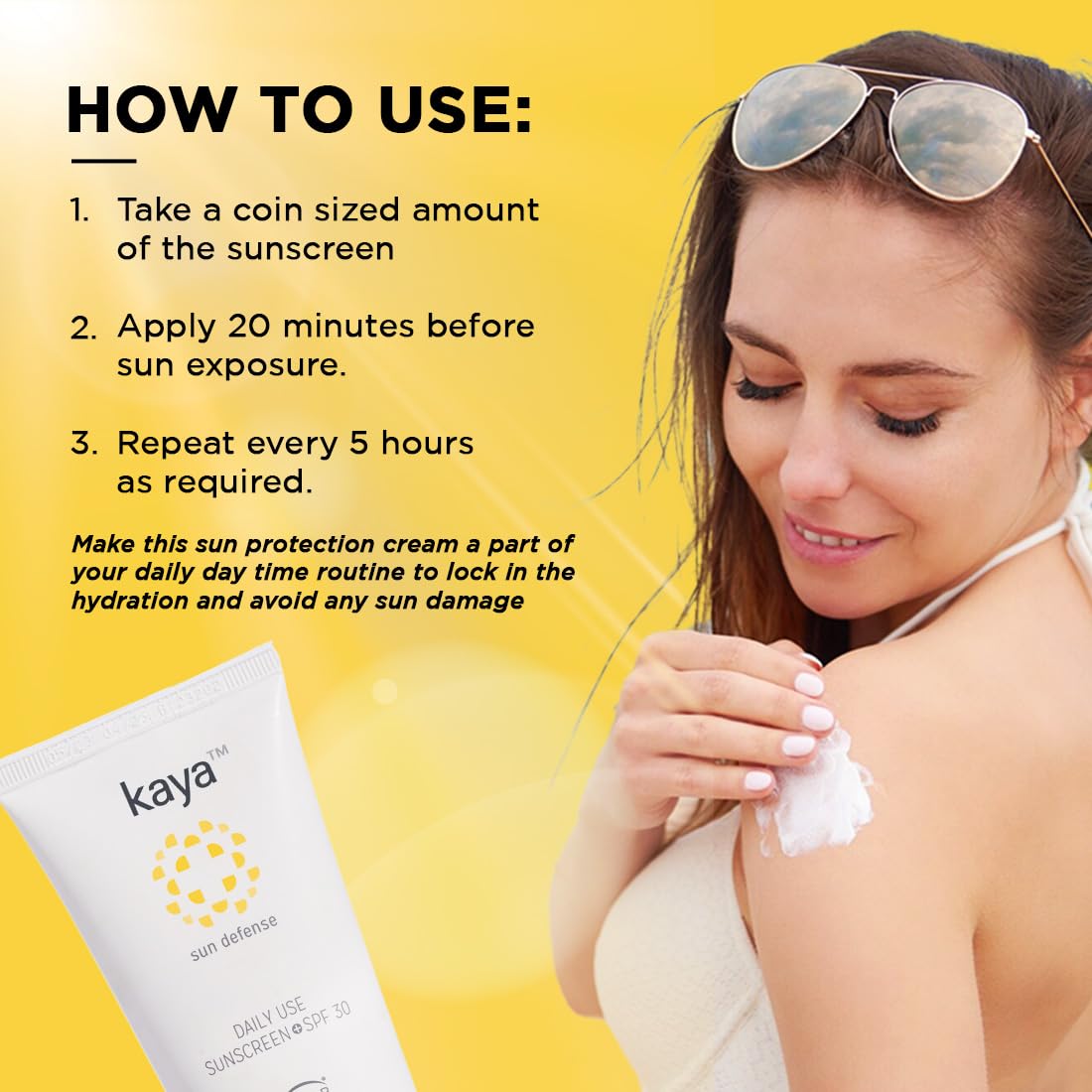 Kaya Skin Clinic Daily Use Sunscreen Spf 30, 75Ml