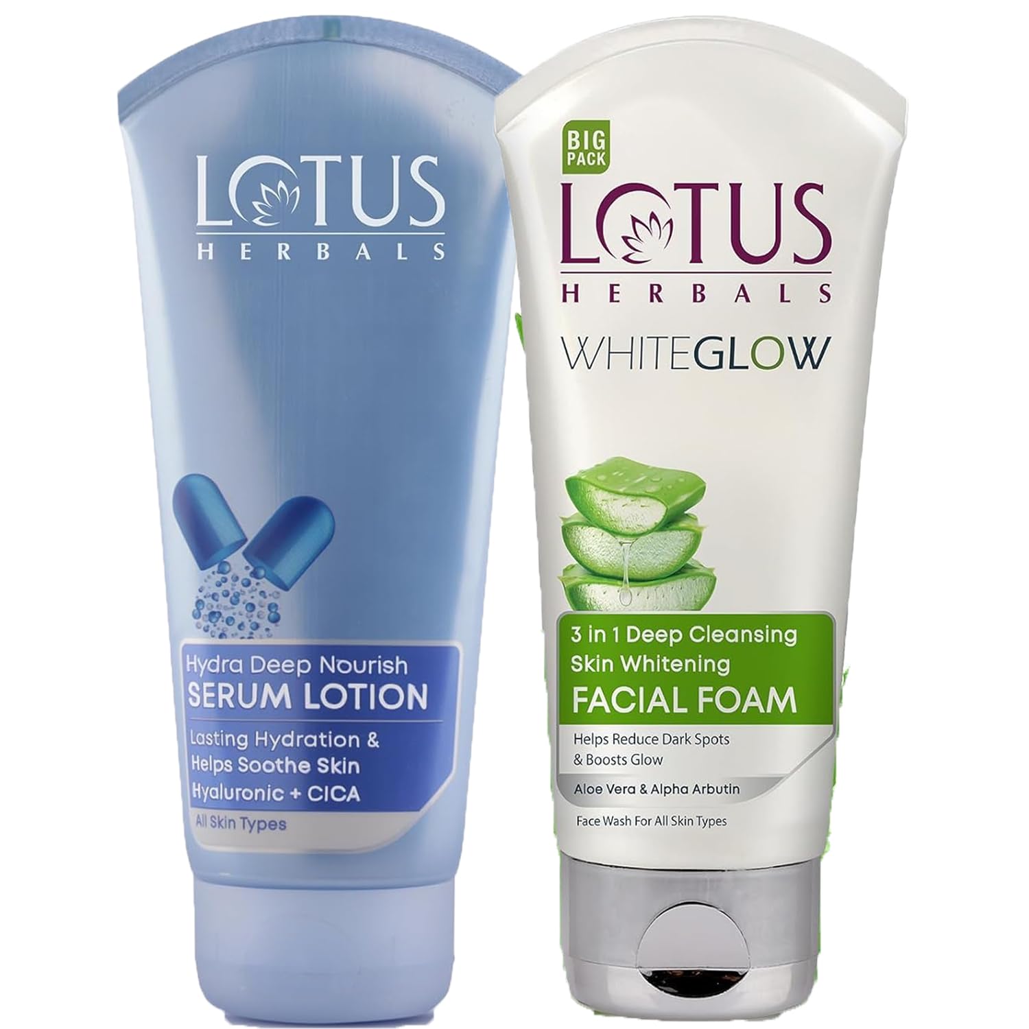 3 In 1 Deep Cleansing Facial Foam Face Wash 200G+Hydra Deep Nourish Serum Bodylotion 200Ml