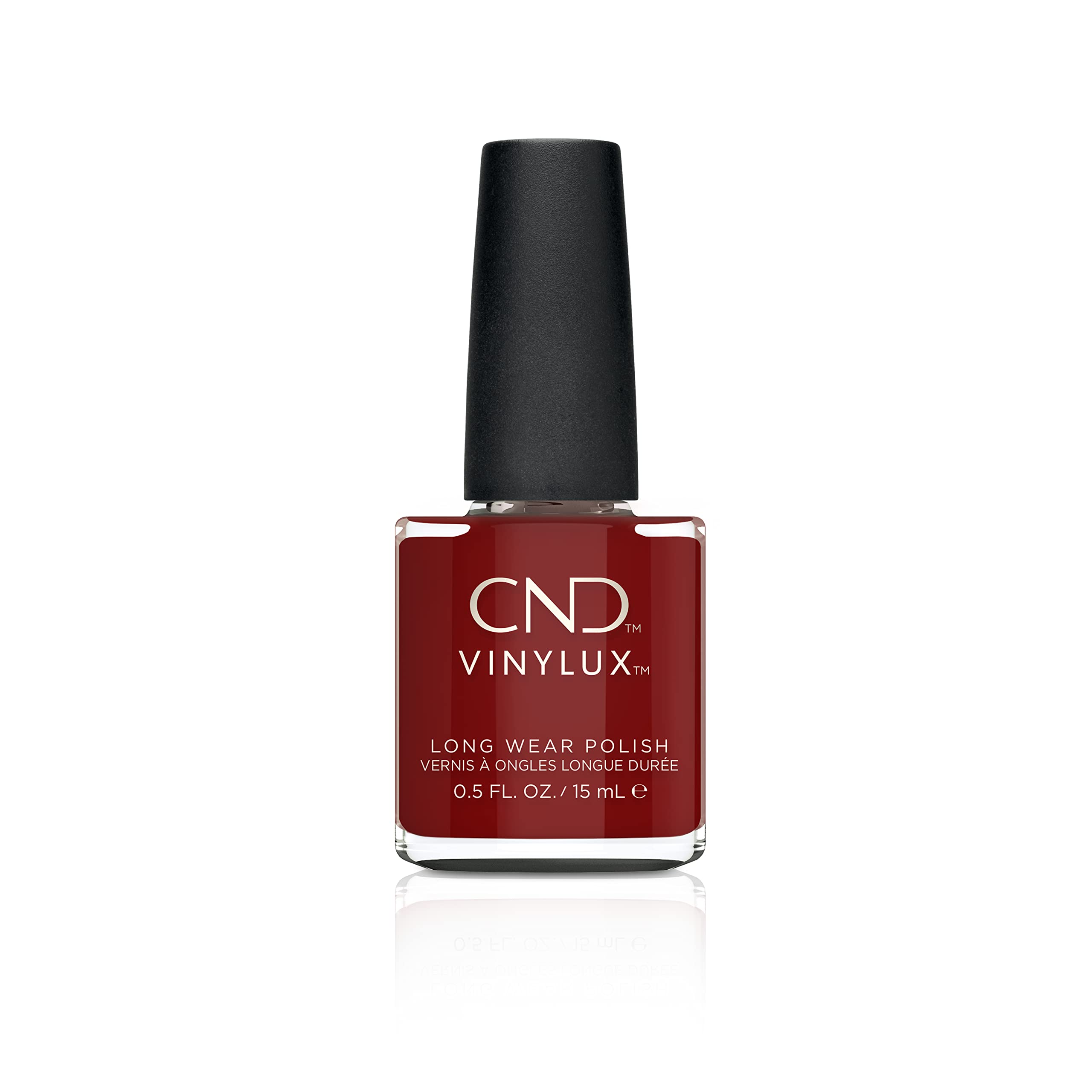 cND Vinylux Longwear Nail Polish, chip Resistant color, #365 Bordeaux Babe 05 Fl Oz (Pack of 1)