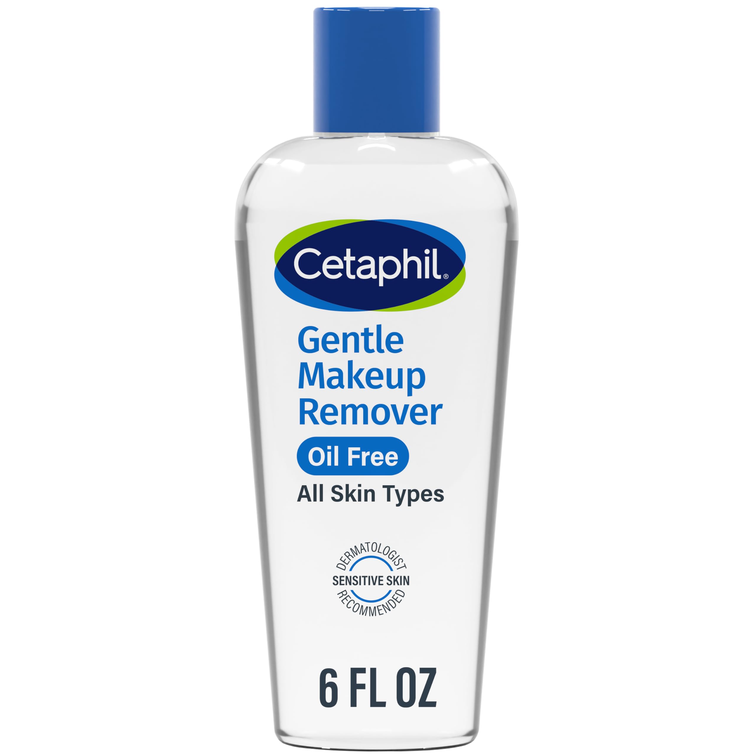 Cetaphil Gentle Waterproof Makeup Remover, Oil-Free Formula Suitable For Sensitive Skin, 6.0 Fluid Ounce