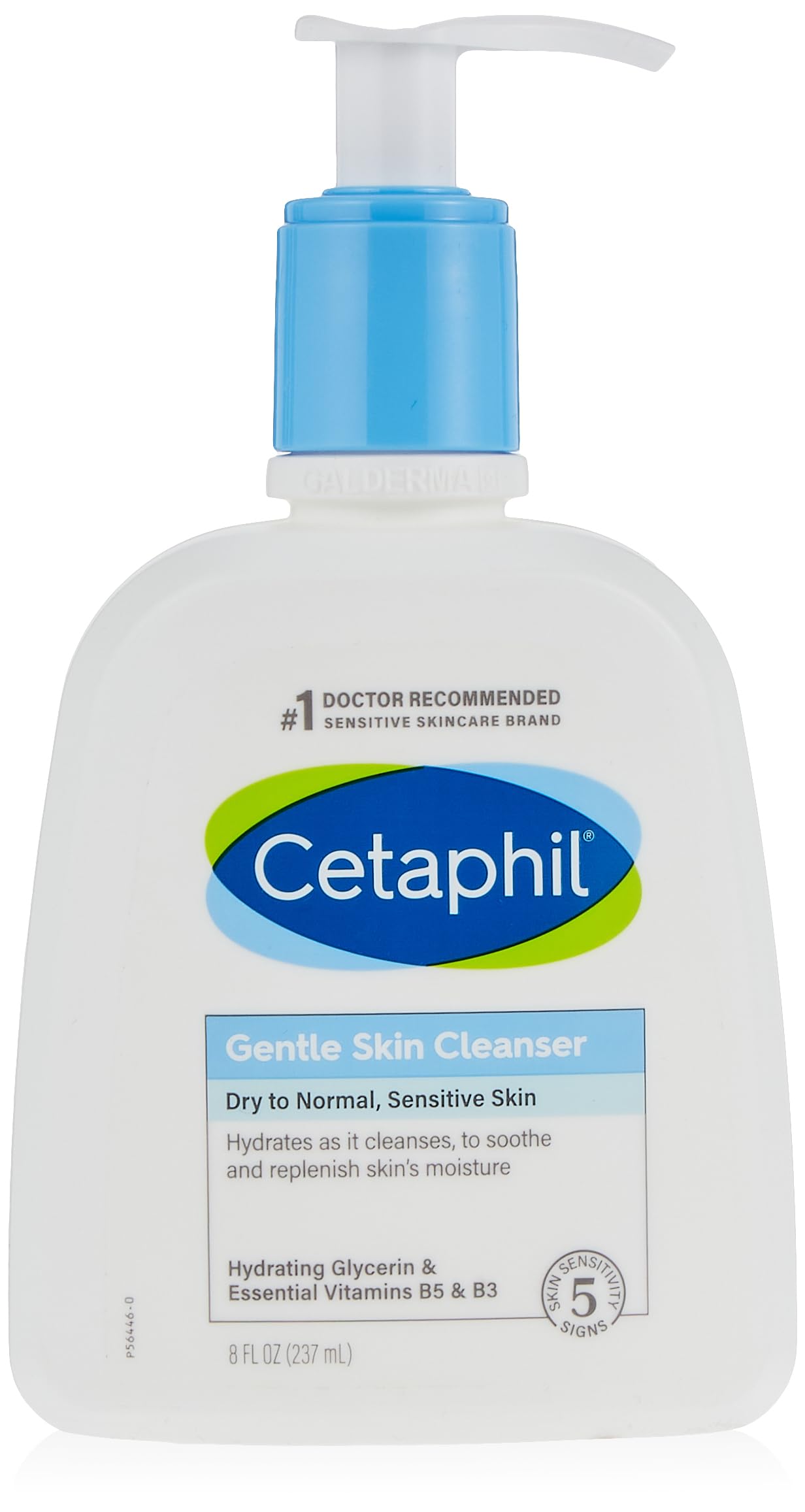 Cetaphil Gentle Skin Cleanser, Dry To Normal, Sensitive Skin, 8 Fl Oz (Pack Of 1)
