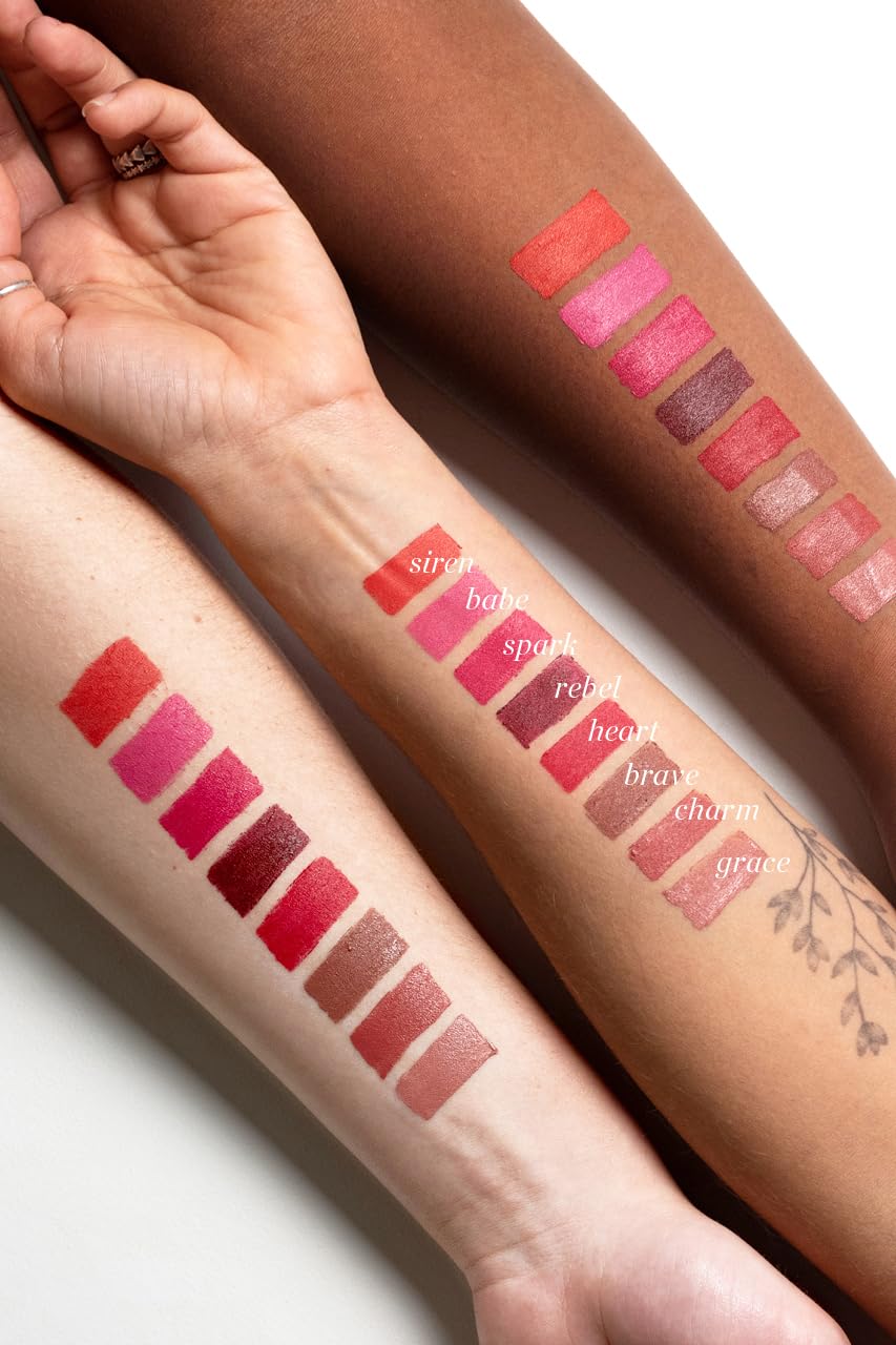 Ere Perez - Natural Coco Crayon Hydrating Lip Color | Vegan, Cruelty-Free, Clean Beauty (Wild, 0.01 oz | 3 g)