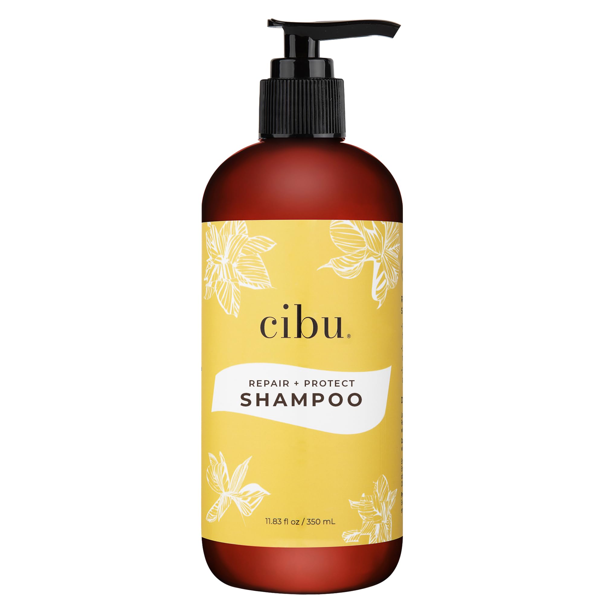 CIBU Repair + Protect Shampoo 30002 Restores Damaged Hair Protects From Breakage | Safe for Color-Treated Hair | Smooths & Stren