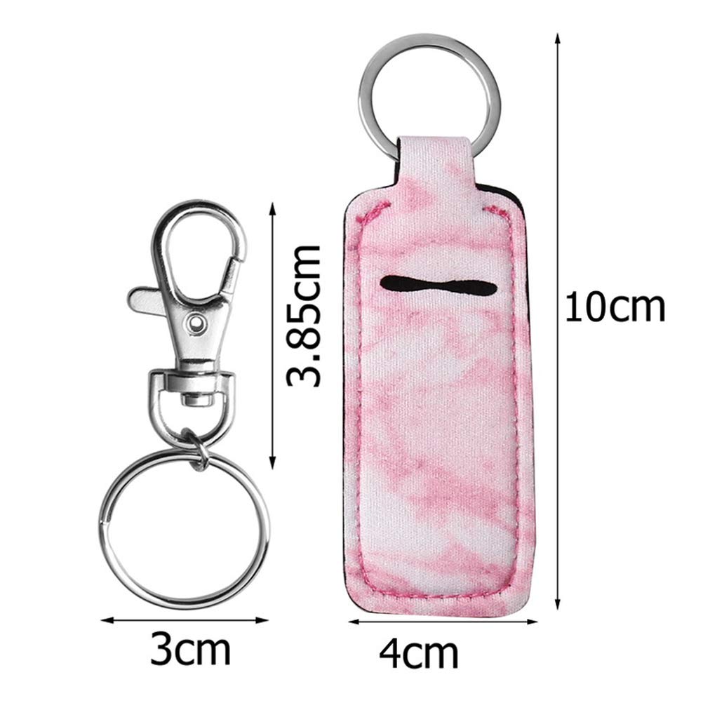 Pengxiaomei 3 Pcs Chapsticks Holder Keychain Stocking Stuffers For Women Lip Balm Holder Chapsticks Keychain Holder For Lipstick