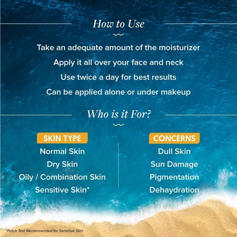 Aqualogica Glow+ Jello Moisturiser With Vitamin C & Papaya For Illuminating Moisturization, Non Sticky & Skin Hydration For Men