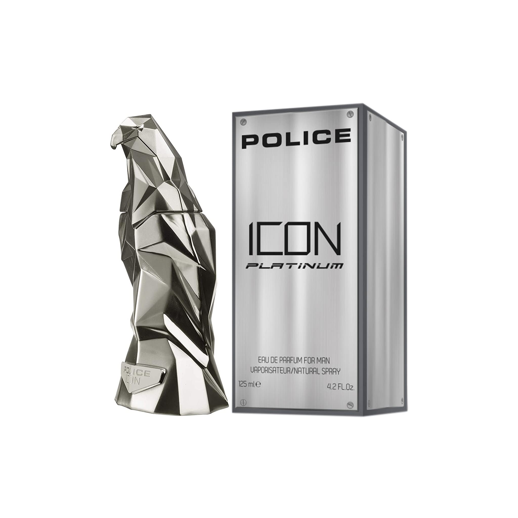 Police Icon Platinum By Police Colognes Eau De Parfum Spray 42 Oz For Men