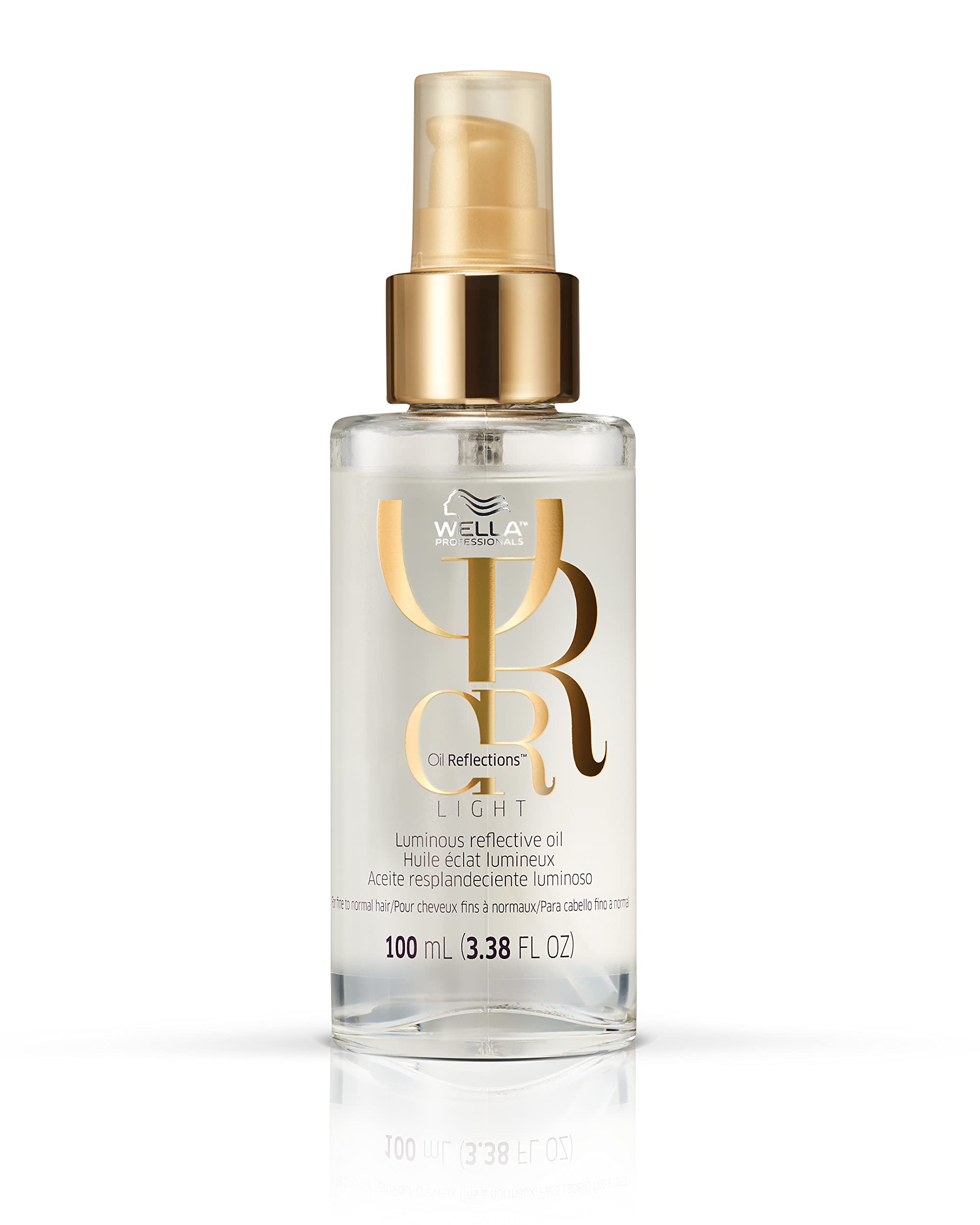 Wella Professionals Oil Reflections Light Luminous Reflective, Luxury Finishing Oil, For All Hair Types 3.38 fl oz