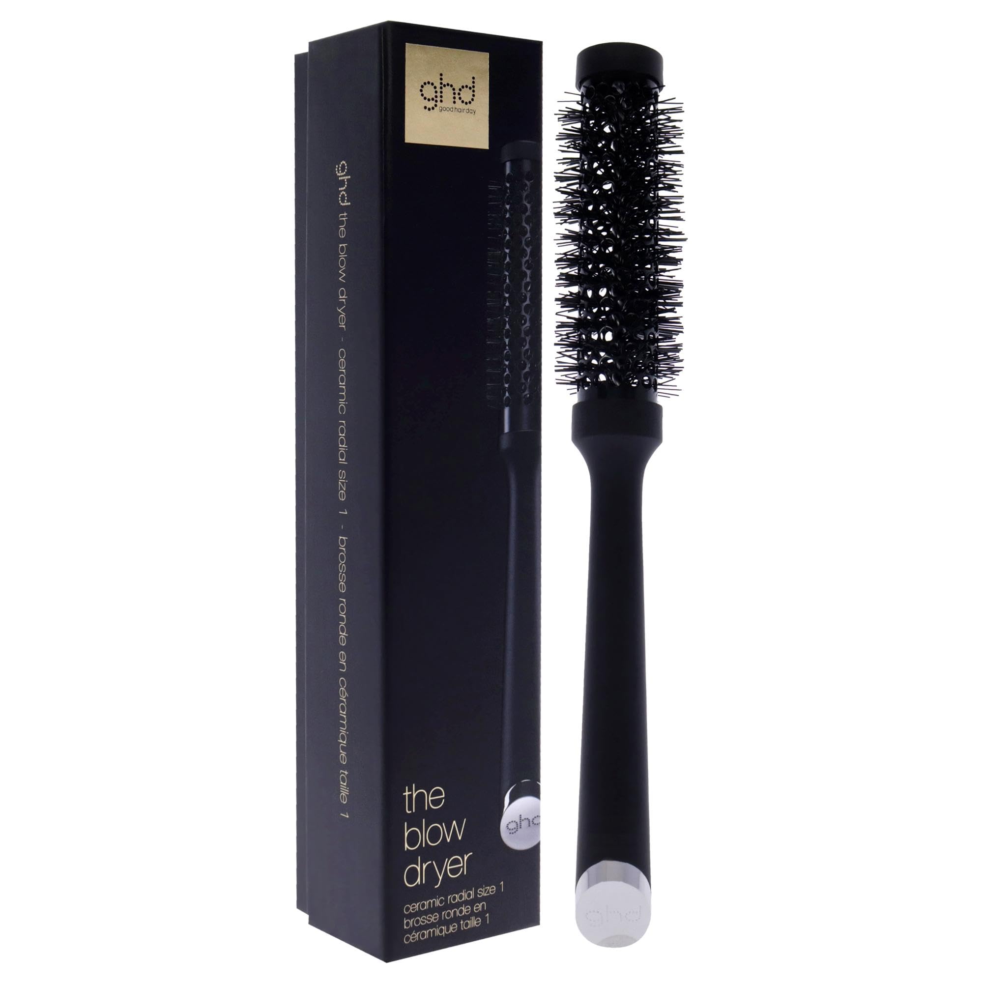ghd Ceramic Vented Round Brush - 1.1 inch Barrel, 25mm Barrel, Size 1