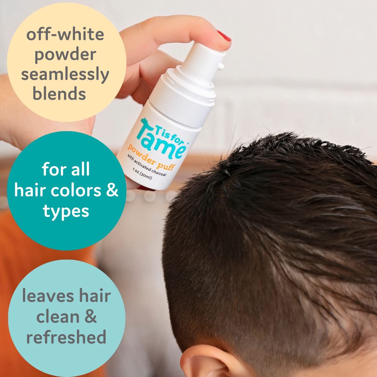 T Is For Tame - The First Dry Shampoo For Babies & Kids, Sensory Friendly, Waterless Scalp And Hair Cleanser, April 2023 Release