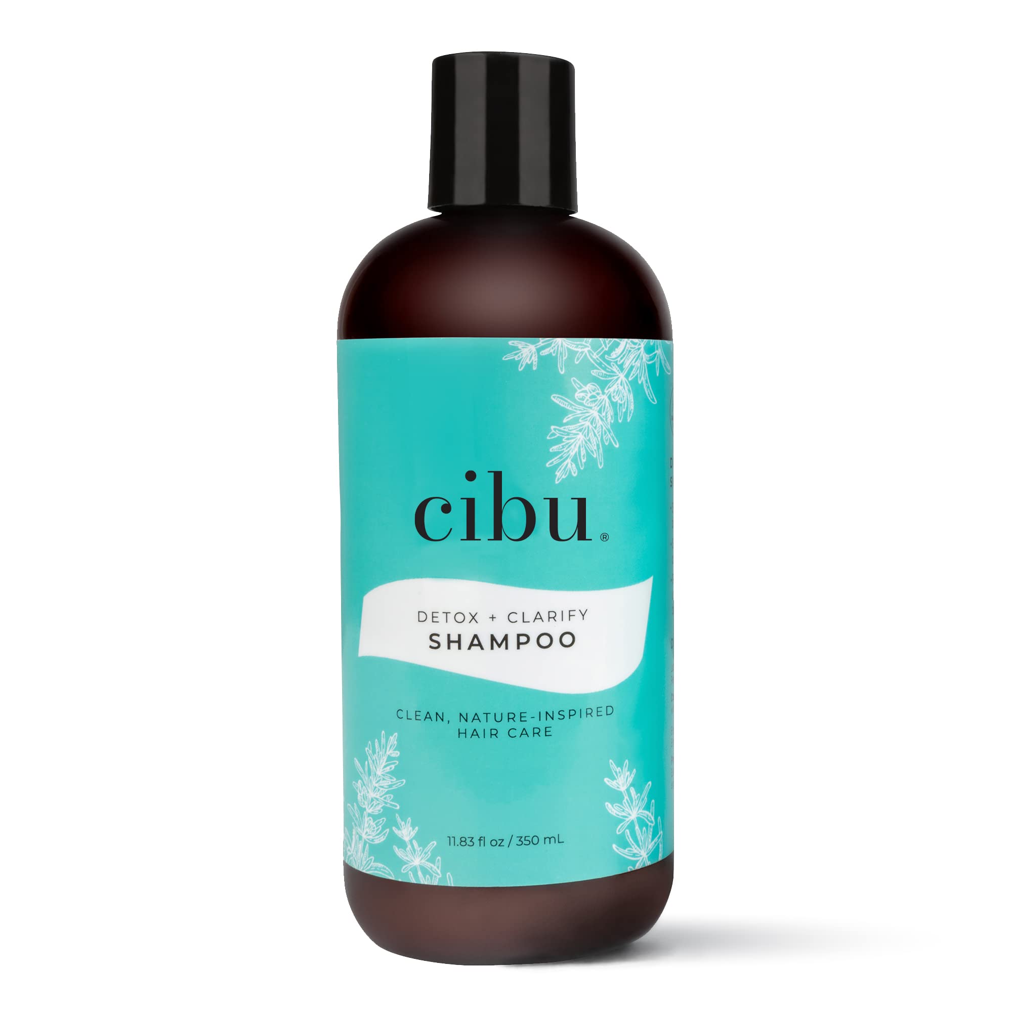 Cibu Detox + Clarify Shampoo 30007 Cleanses & Gently Removes Product Build Up, Chlorine, Hard Water Minerals | For All Hair Type