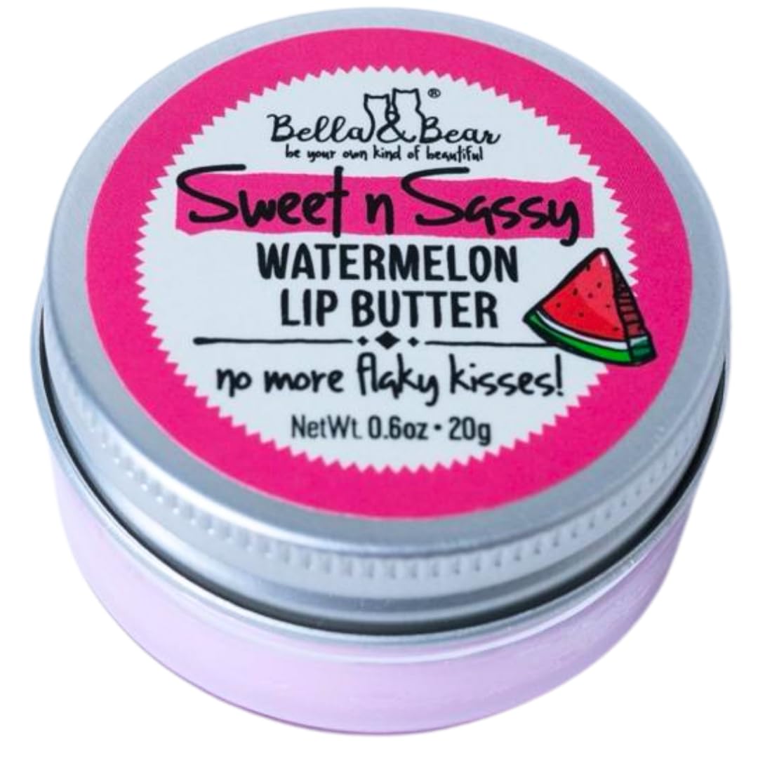 Sweet N Sassy Watermelon Lip Set, Juicy Scrub And Lip Butter - Gift For Women And Teens 2 X 0.6 Oz