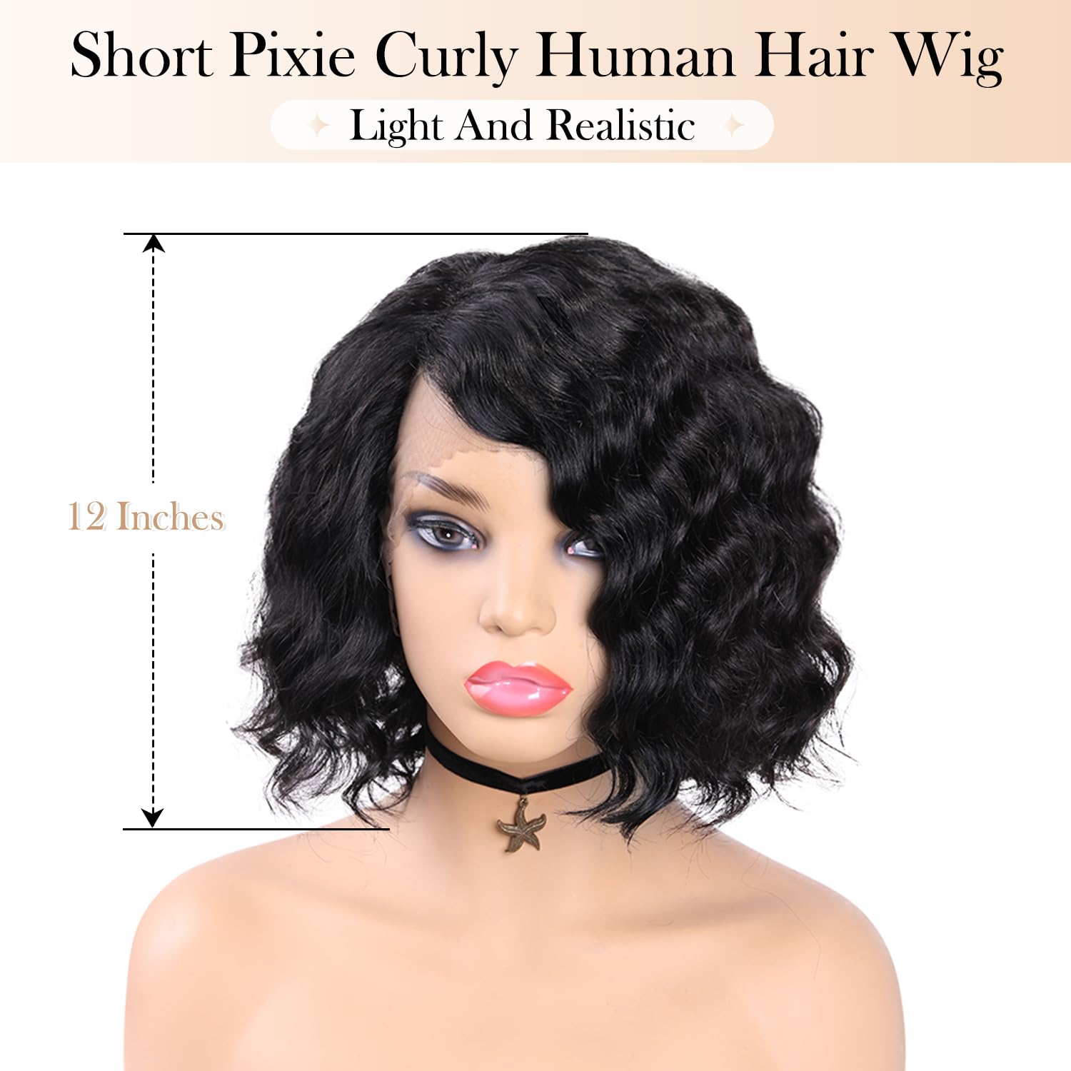 Wiger Short Curly Lace Frontal Human Hair Wigs For Black Women Black Hd Lace Curly Bob Lace Front Hair Transparent Lace Glueless