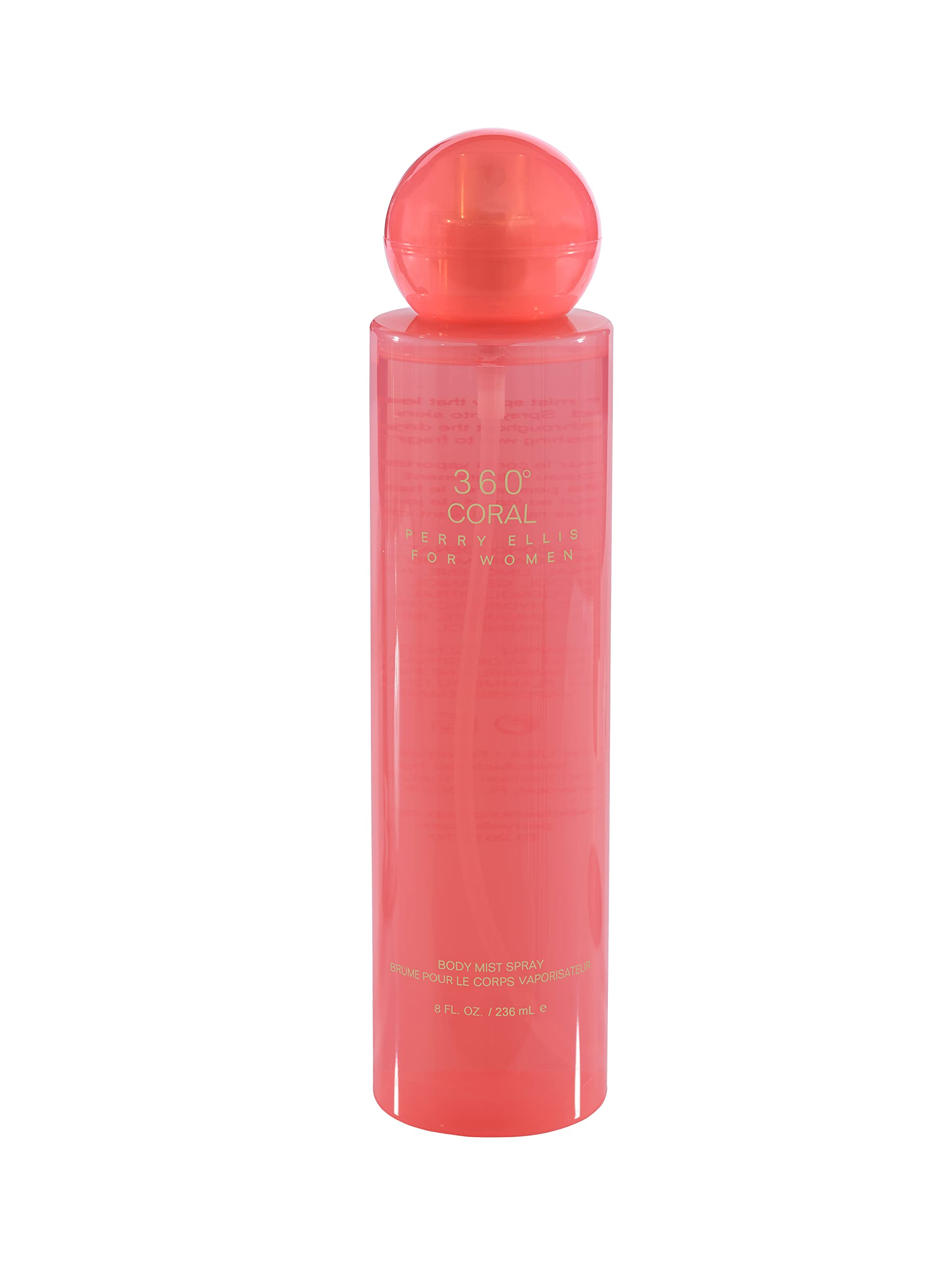 Perry Ellis 360 Coral Body Mist, 8 Ounce