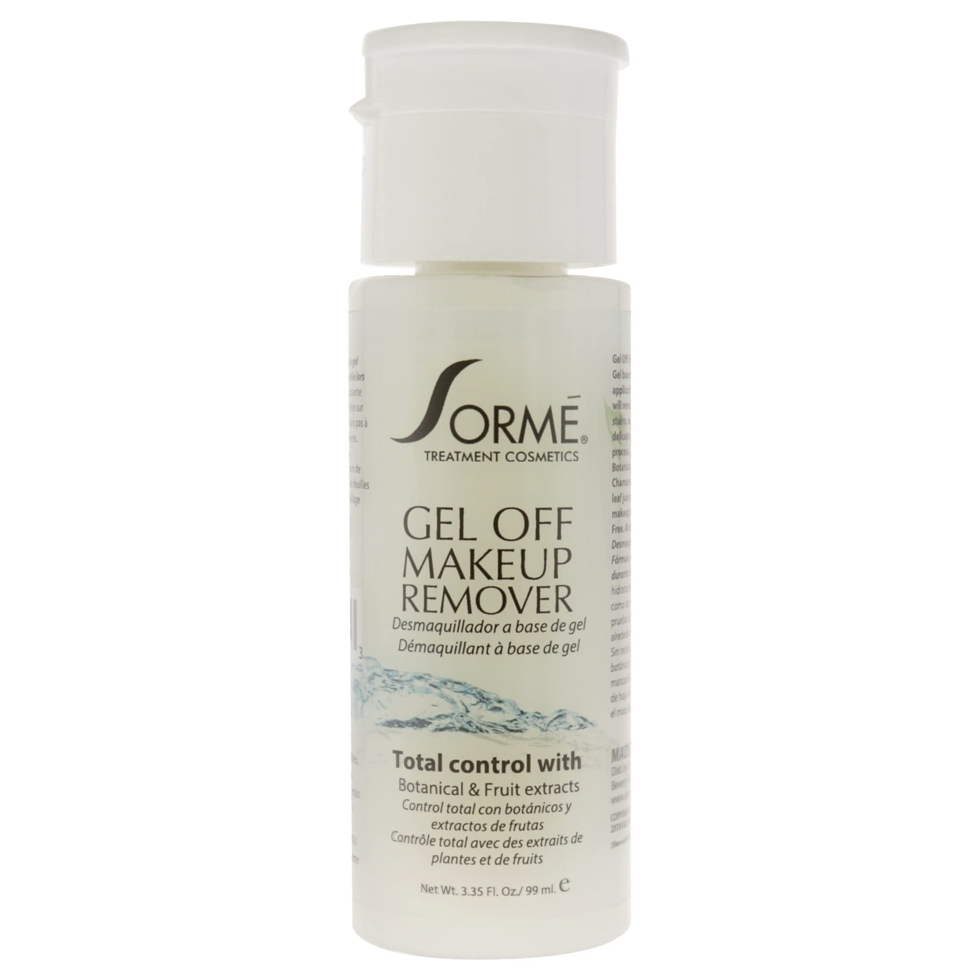 Gel Off Makeup Remover By Sorme Cosmetics For Women - 3.35 Oz Gel