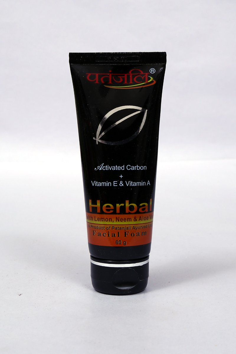 Patanjali Herbal Facial Foam, 60 Gm Pack Of 2Pc