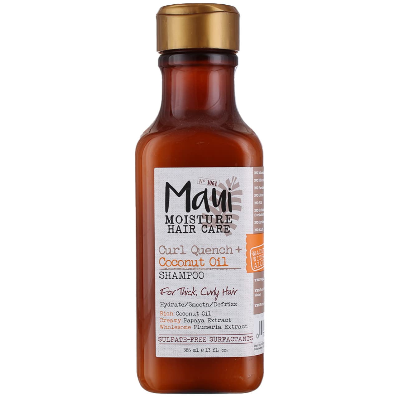 Maui Moisture Shampoo Coconut Oil 13 Ounce (Curl Quench) (385Ml) (3 Pack)