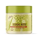 Olive Oil Edge Rite, 3.5 Oz - Hair Styling Wax - For All Hair Types - Good On Color Treatment By Vitale