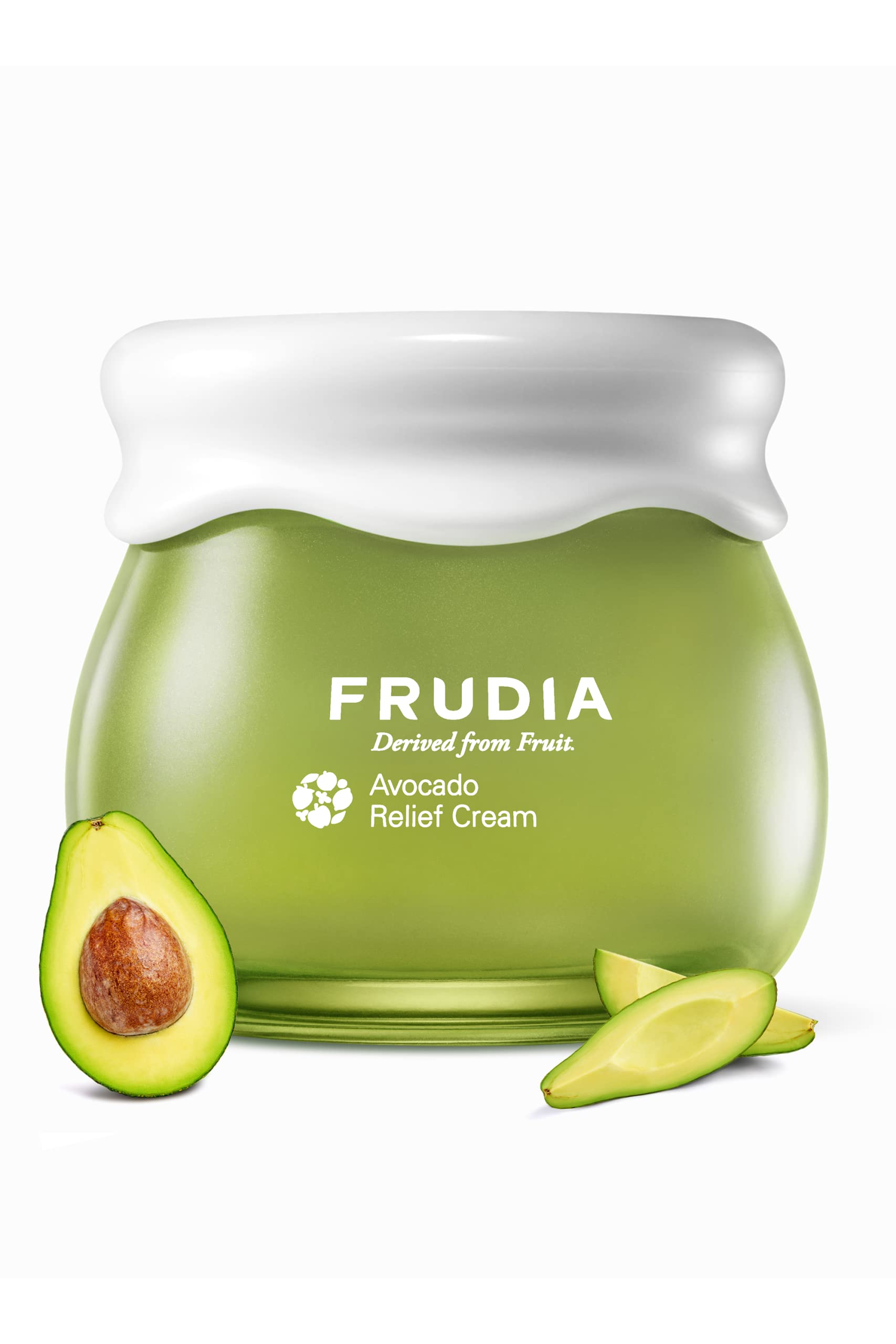 Frudia Welcos Avocado Relief Cream | Calming Cream W/Avocado Extract, Centella Asiatica Extract & Madecassosidex4 | Korean Skin