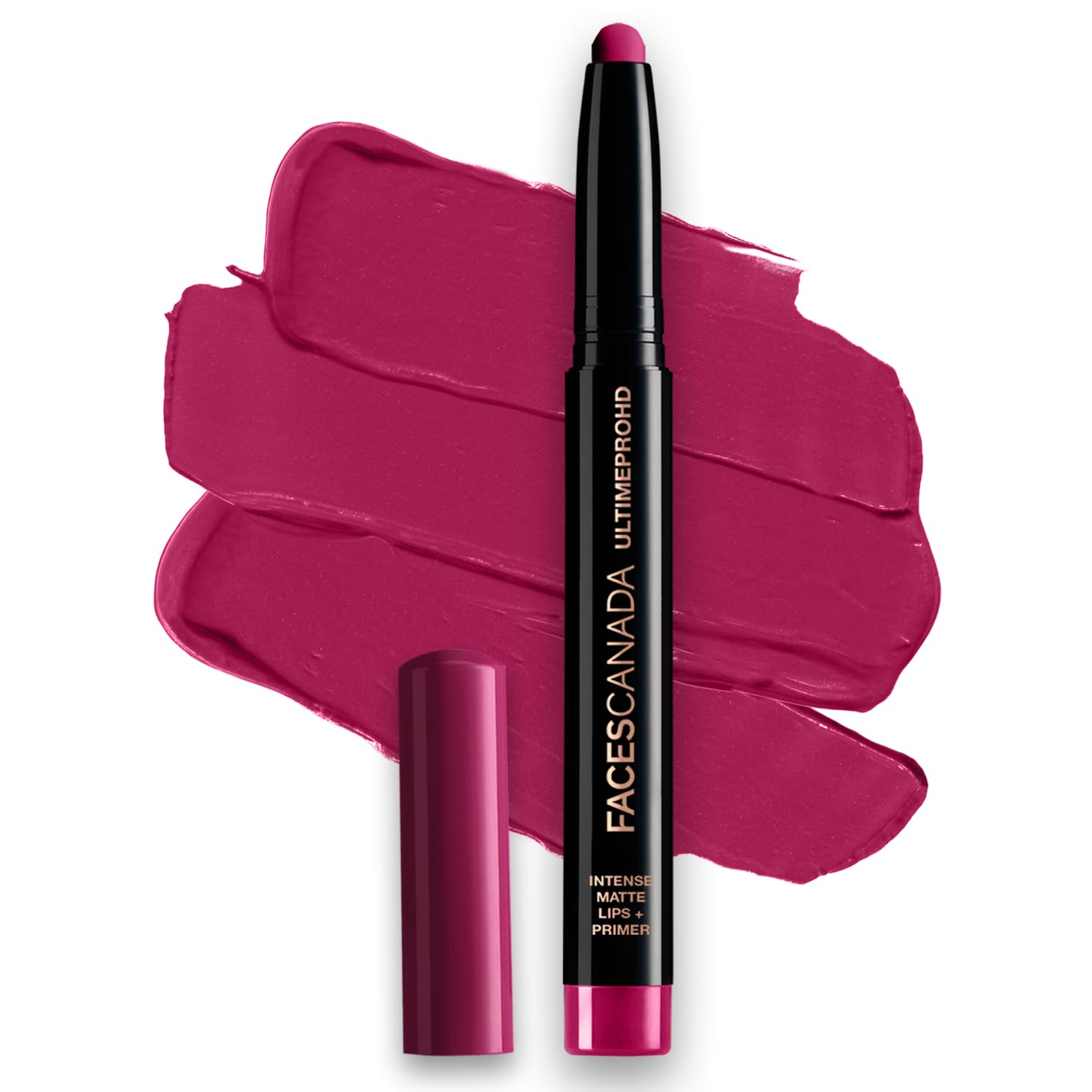 FACESCANADA Ultime Pro HD Intense Matte Lipstick + Primer - Chestnut 27 | 9 Hour Long Lasting Lip Color | Lightweight & Smudge P