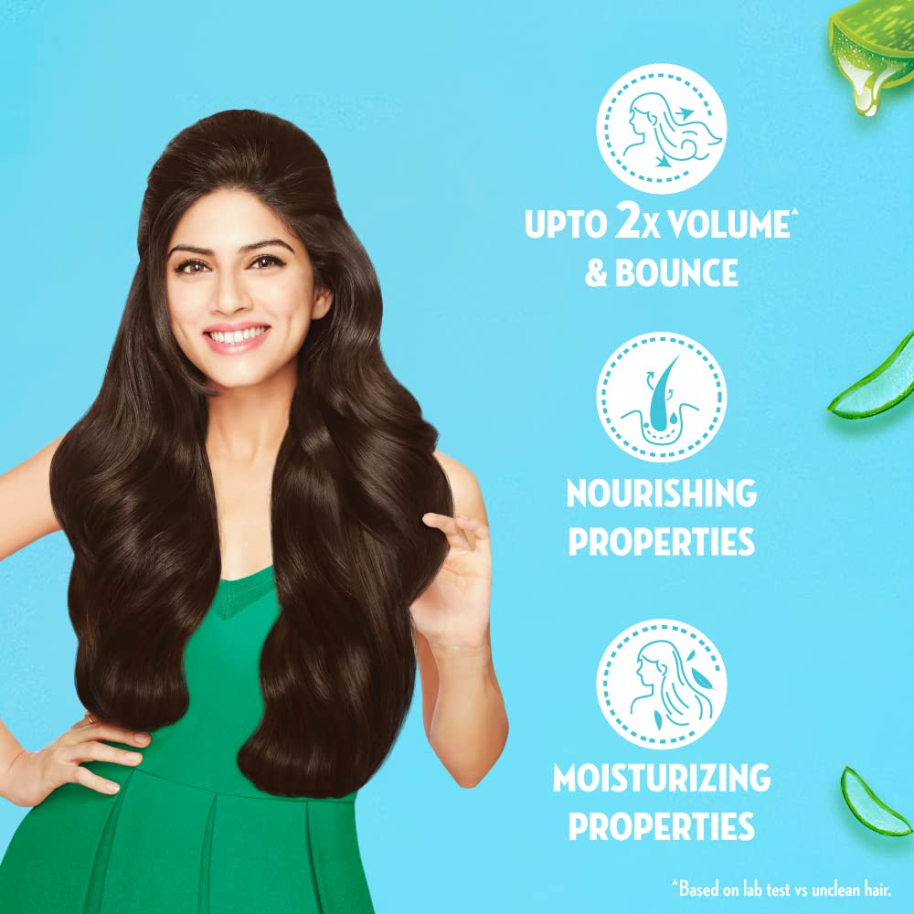 Sunsilk Coconut Water & Aloe Vera Volume Hair Shampoo, 370 Ml