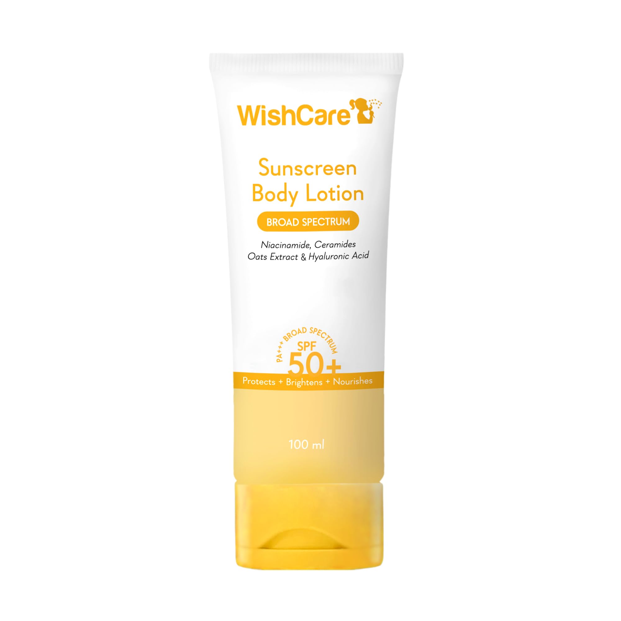Wishcare Sunscreen Body Lotion With Spf 50 Pa+++ In-Vivo Tested | Body Sunscreen With Broad Spectrum Uva & Uvb Protection, No Wh