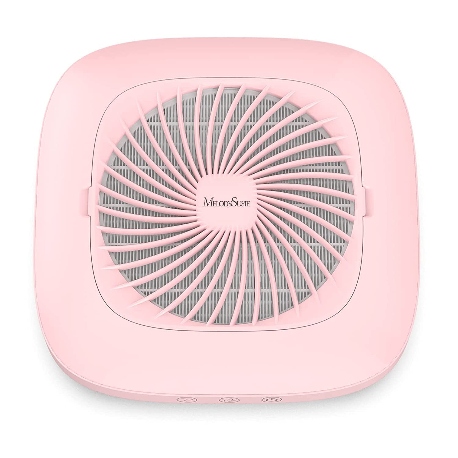 MelodySusie Nail Dust Collector with Reusable Filter, Powerful Nail Fan Vent Dust Collector Extractor Electric Dust Suction Mach