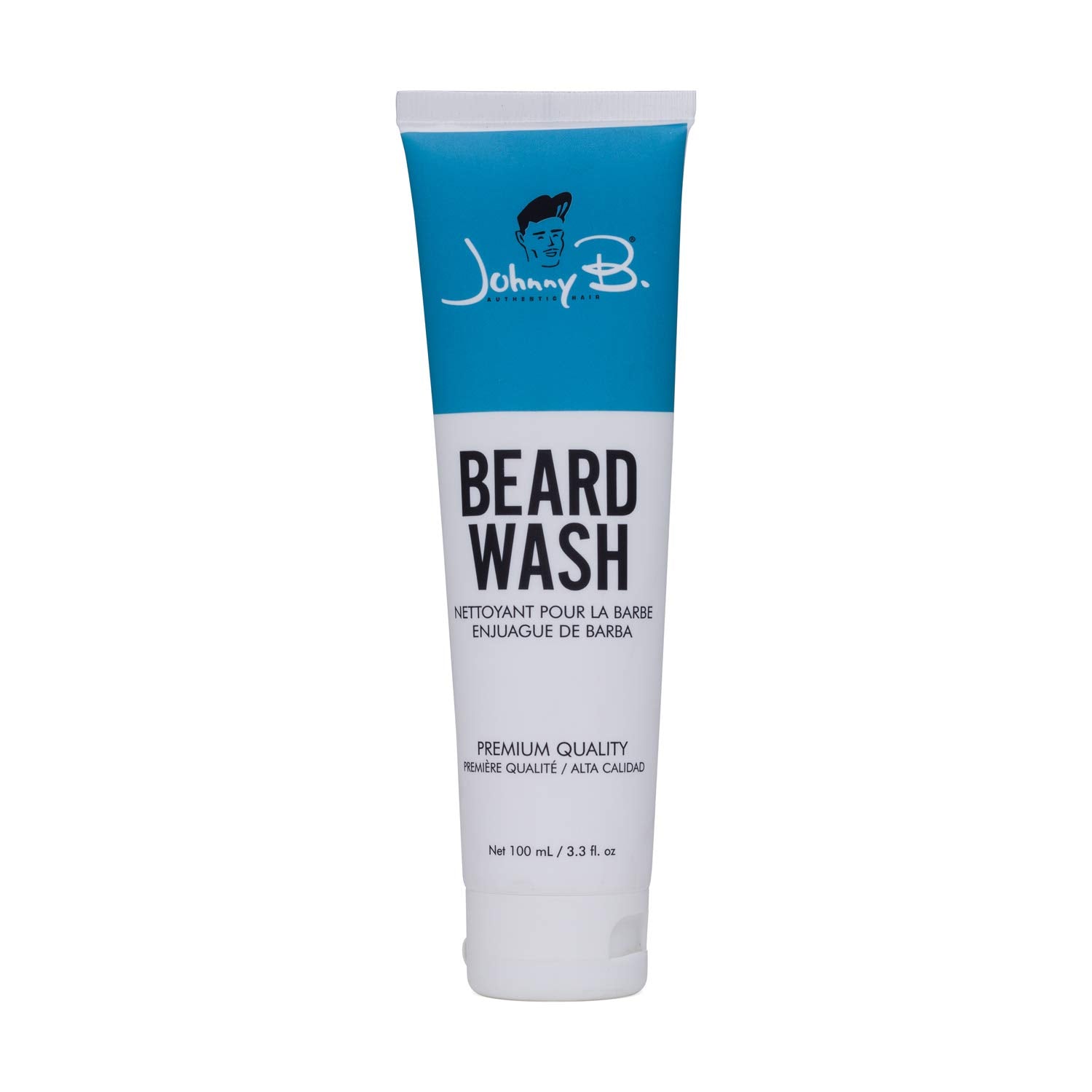 Johnny B. Refreshing Beard Wash, Softens And Soothes Facial Hair 3.3 Oz.