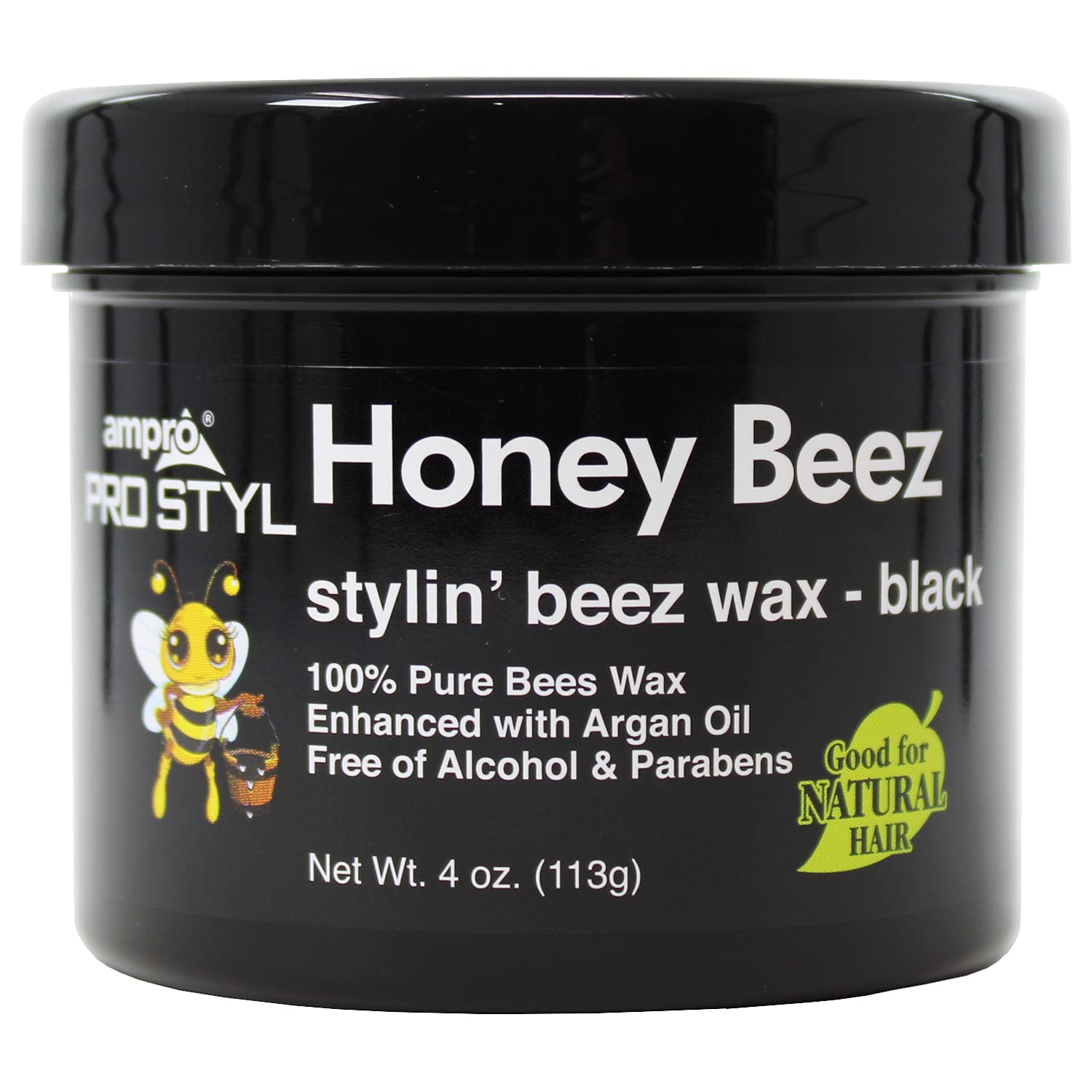 Ampro Honey Beez Wax 4Oz- Black