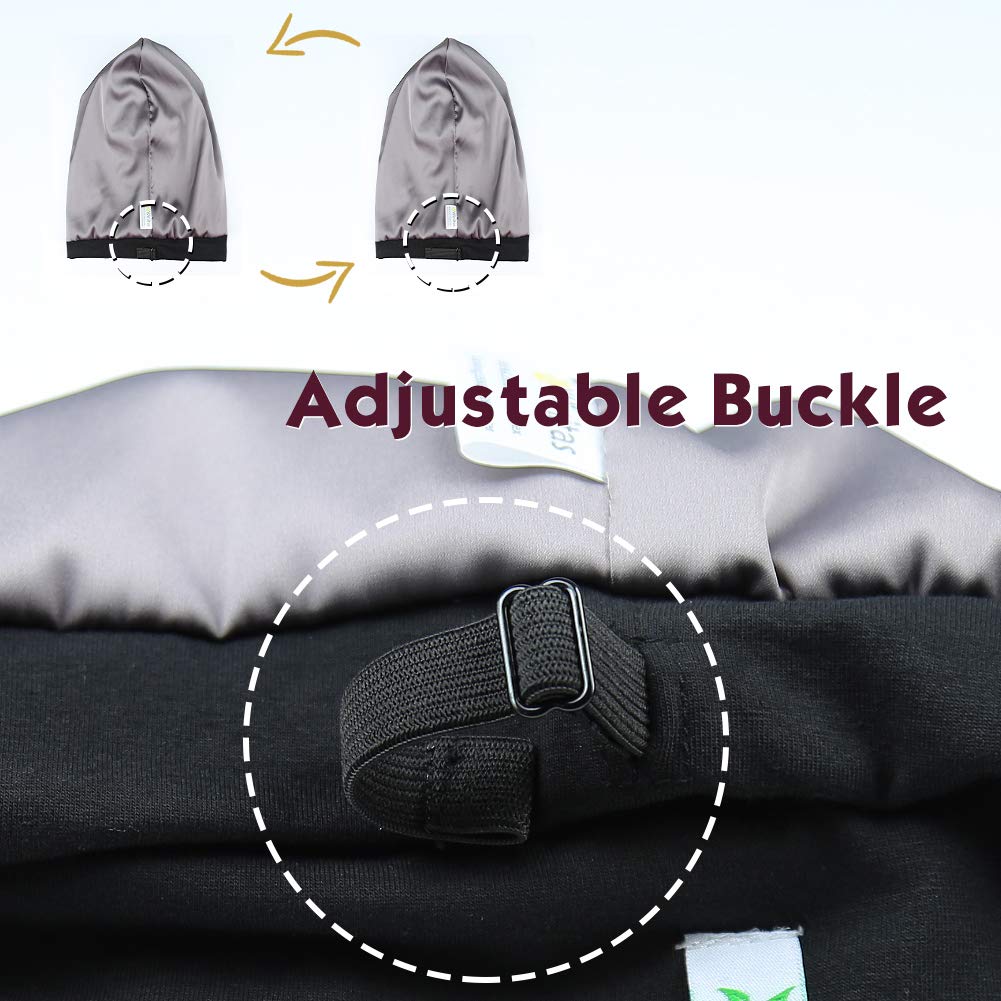 Winitas Satin Sleeping Bonnet For Men Dreadlock Male Hair Bonnet