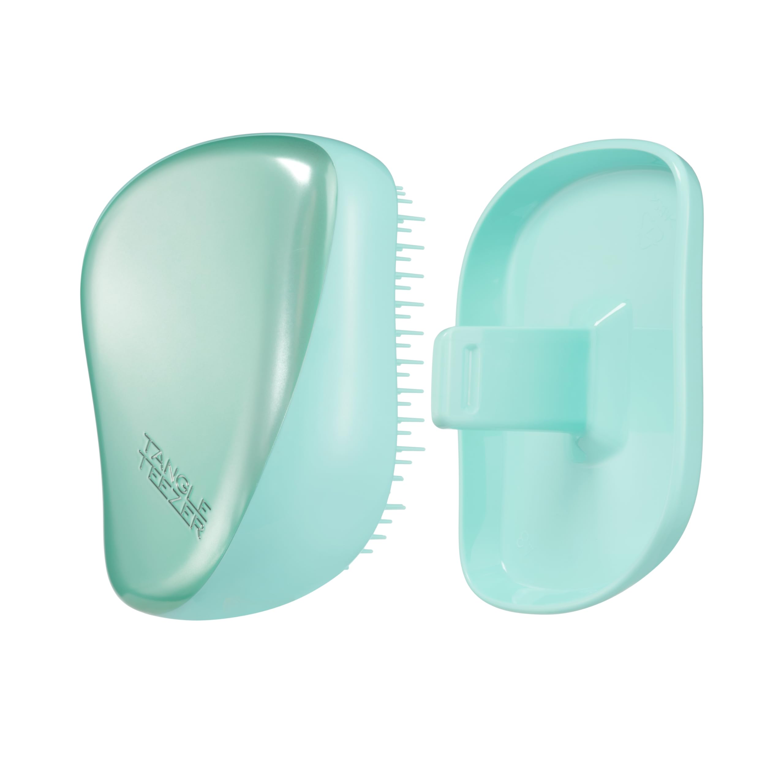 Tangle Teezer | The Compact Styler Detangling Hairbrush | Travel-Friendly With Protective Cover & Two-Tiered Teeth Design | Perf