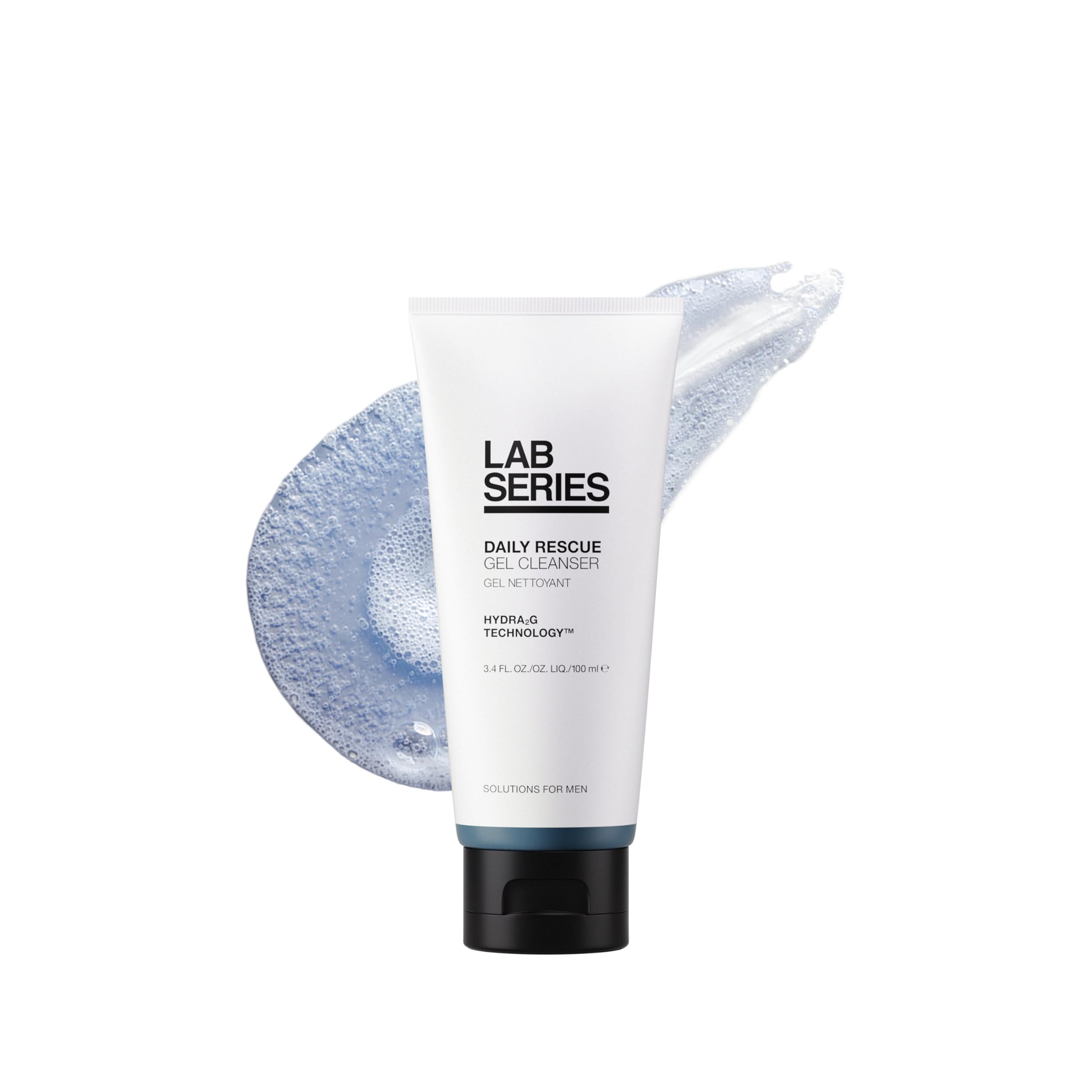 Lab Series Mens Daily Rescue Gel Cleanser - Face Wash - Nourishes and Hydrates Skin - Skin Care for Men, 3.4 Fl Oz