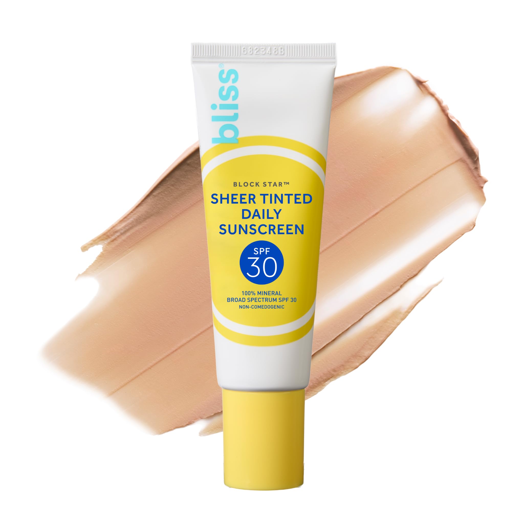 Bliss Tinted Sunscreen Block Star Face Sunscreen Spf 30 100% Mineral Sunscreen Non-Greasy & Non-Irritating Vegan 14 Fl Oz