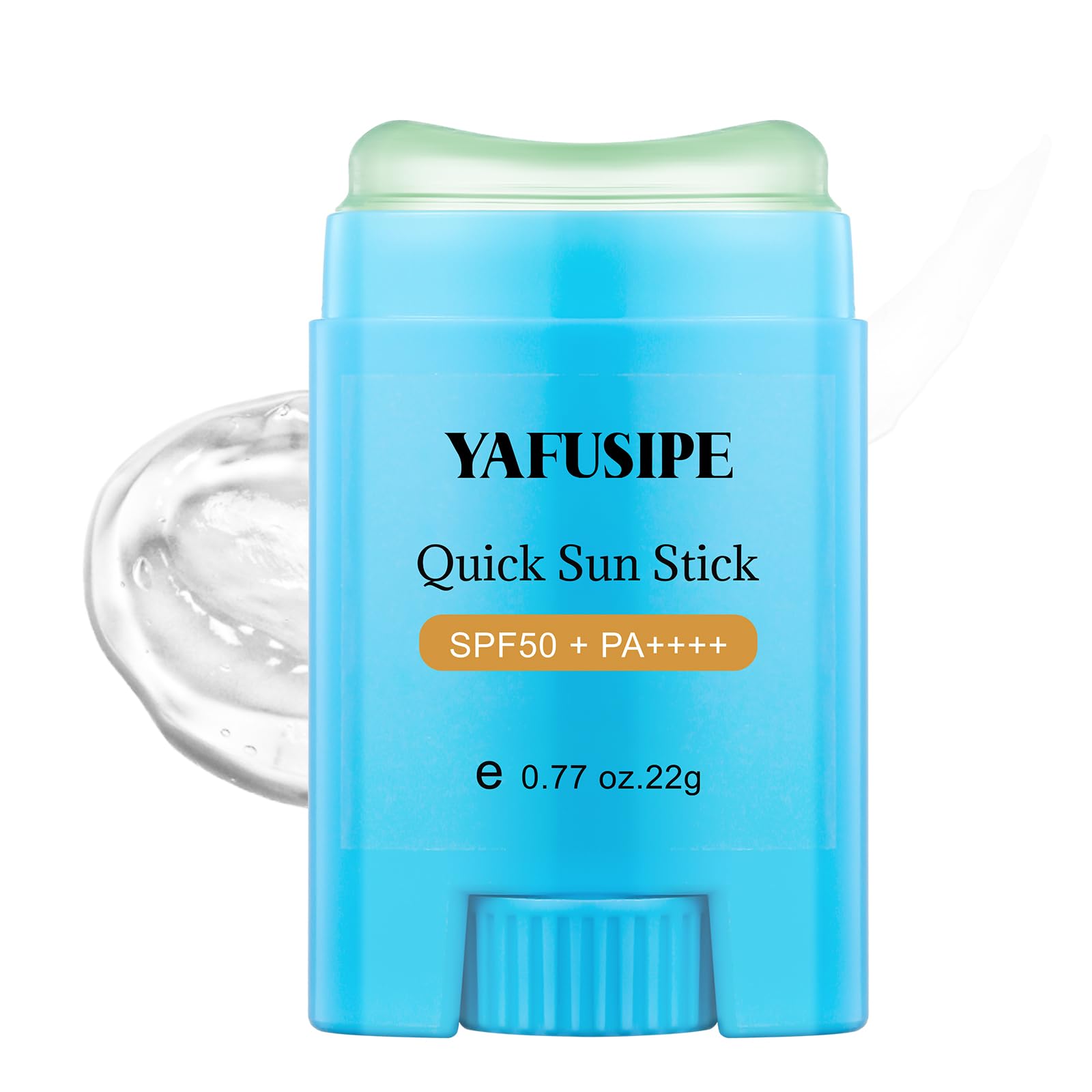 YAFUSIPE Quick Sunstick Protection Bar SPF50+, Face Sunscreen Stick, SPF Stick Sunblock for Face Body Women Men, Sun Cream 50 Wi