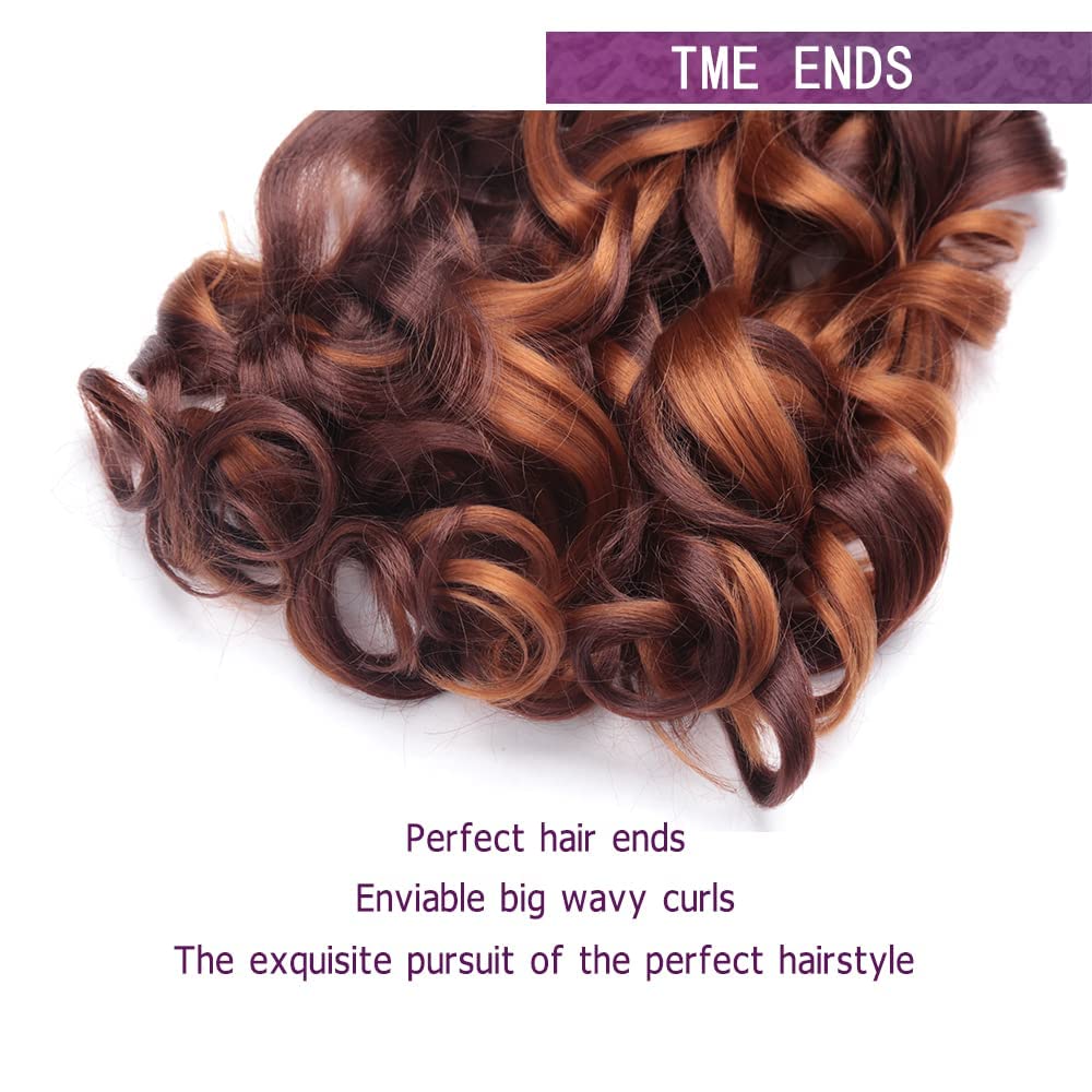 Amir Hair 8 Packs French Curly Braiding Hair 26 Inch Loose Wave Braiding Hair Pre Stretched Synthetic Hair Extensions (3033#)