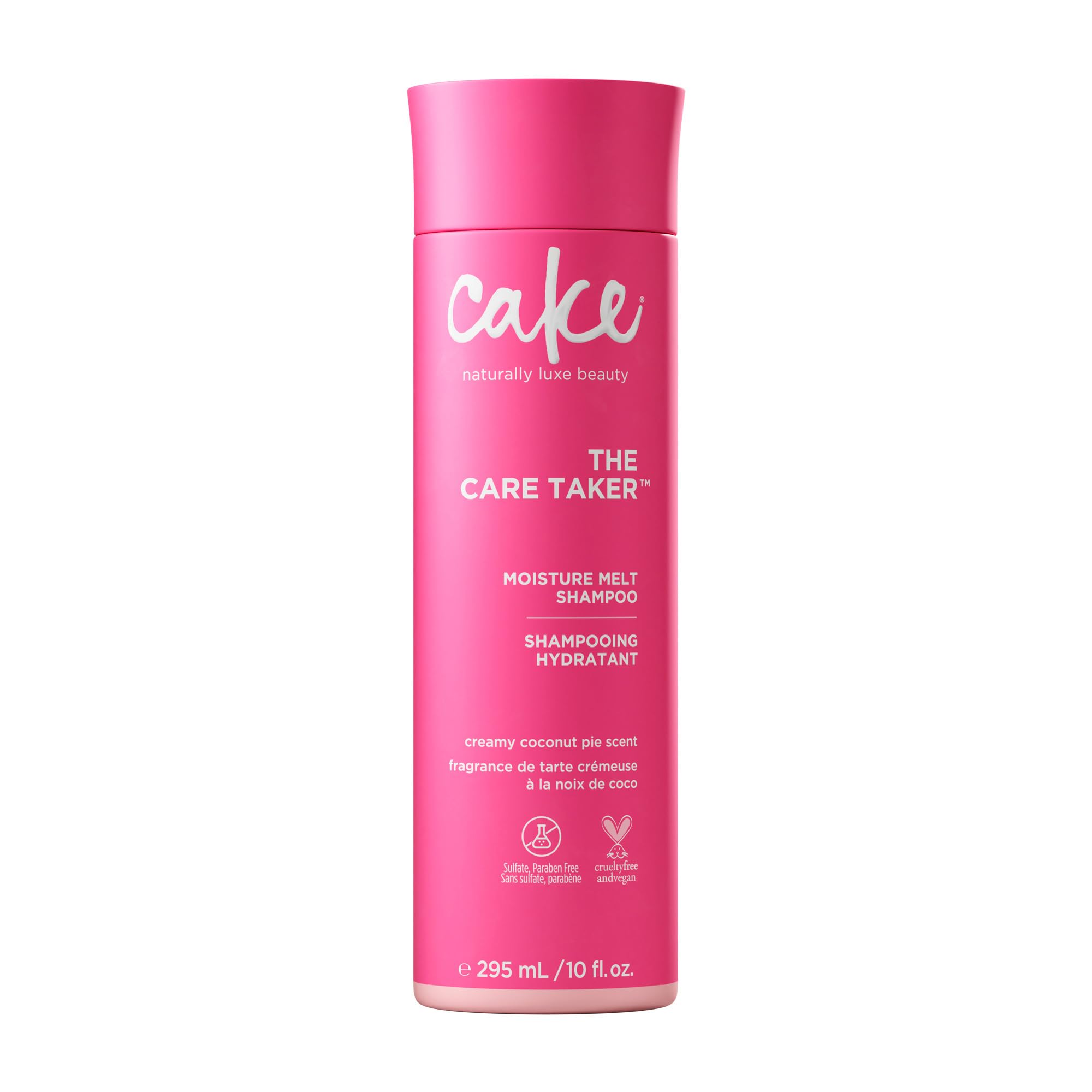 Cake Beauty Moisturizing Shampoo, The Care Taker - Hydrates And Replenishes Dry Hair - With Coconut Water, Hyaluronic Acid & She