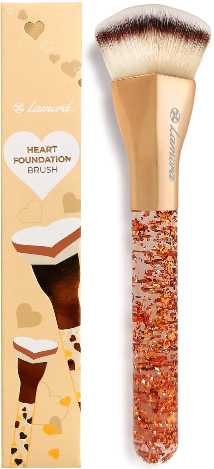Blending Liquid Makeup Foundation Brush - Kabuki Contour Brush, Face Stippling Brush With Pro Quality Synthetic Dense Bristles F