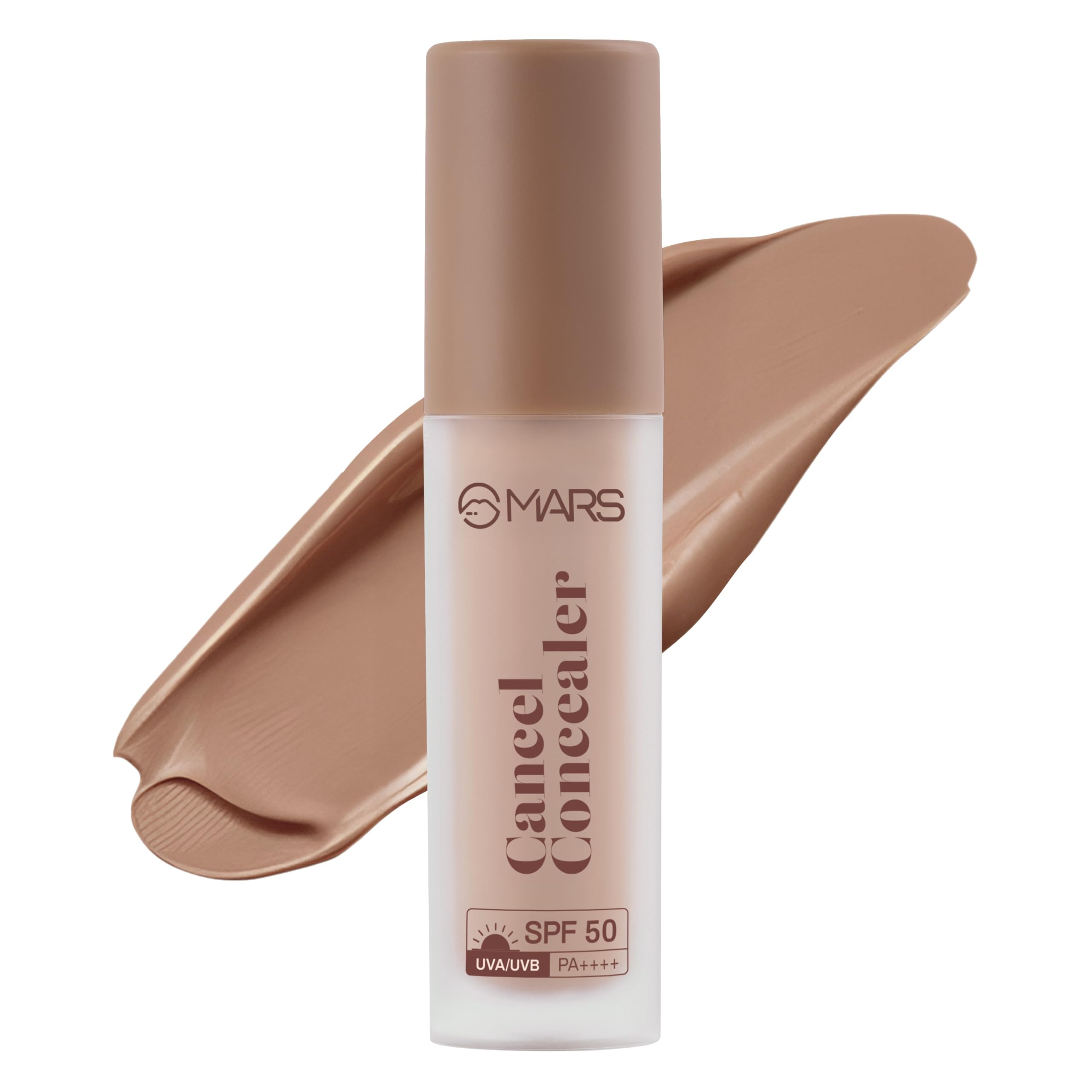 Mars Spf50 Pa++++ Cancel Concealer With Radiant Natural Finish (6.0 Ml) (6.5Toffee Radiant) | Lightweight | Medium To High Cove