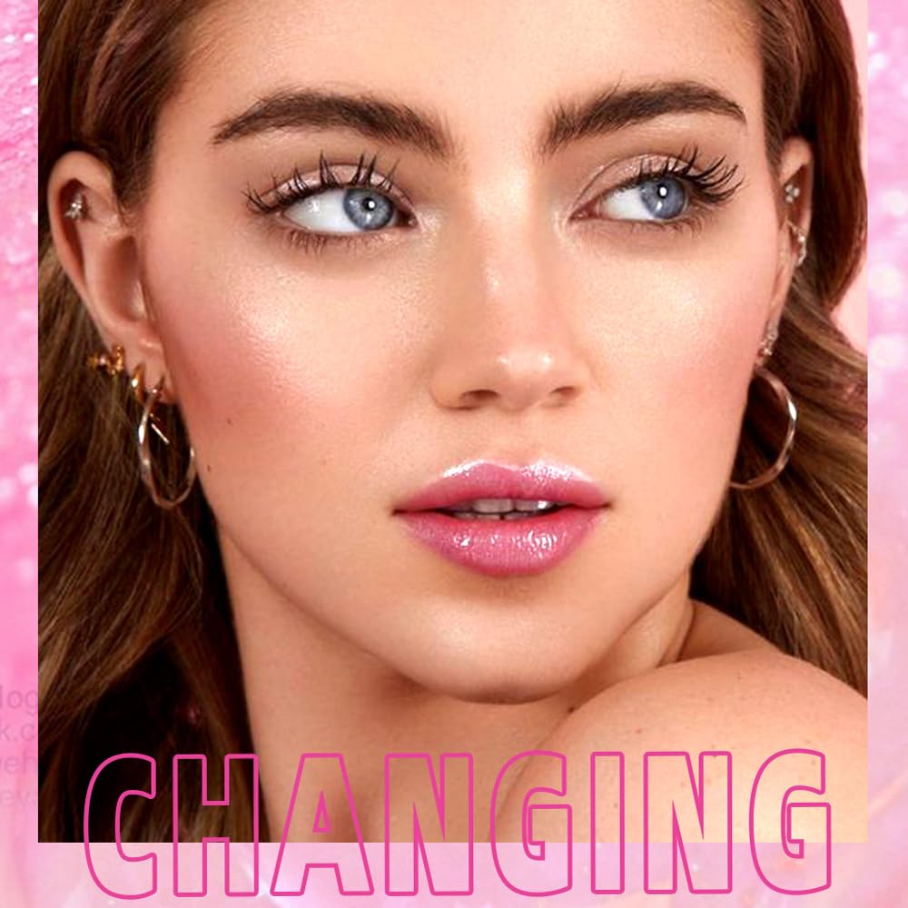 Yeweian Magic Color Changing Lip Oil, Moisturizing Color Changing Lip Gloss, Nourishing Repairing Lip Glow Oil Non-Sticky Primer