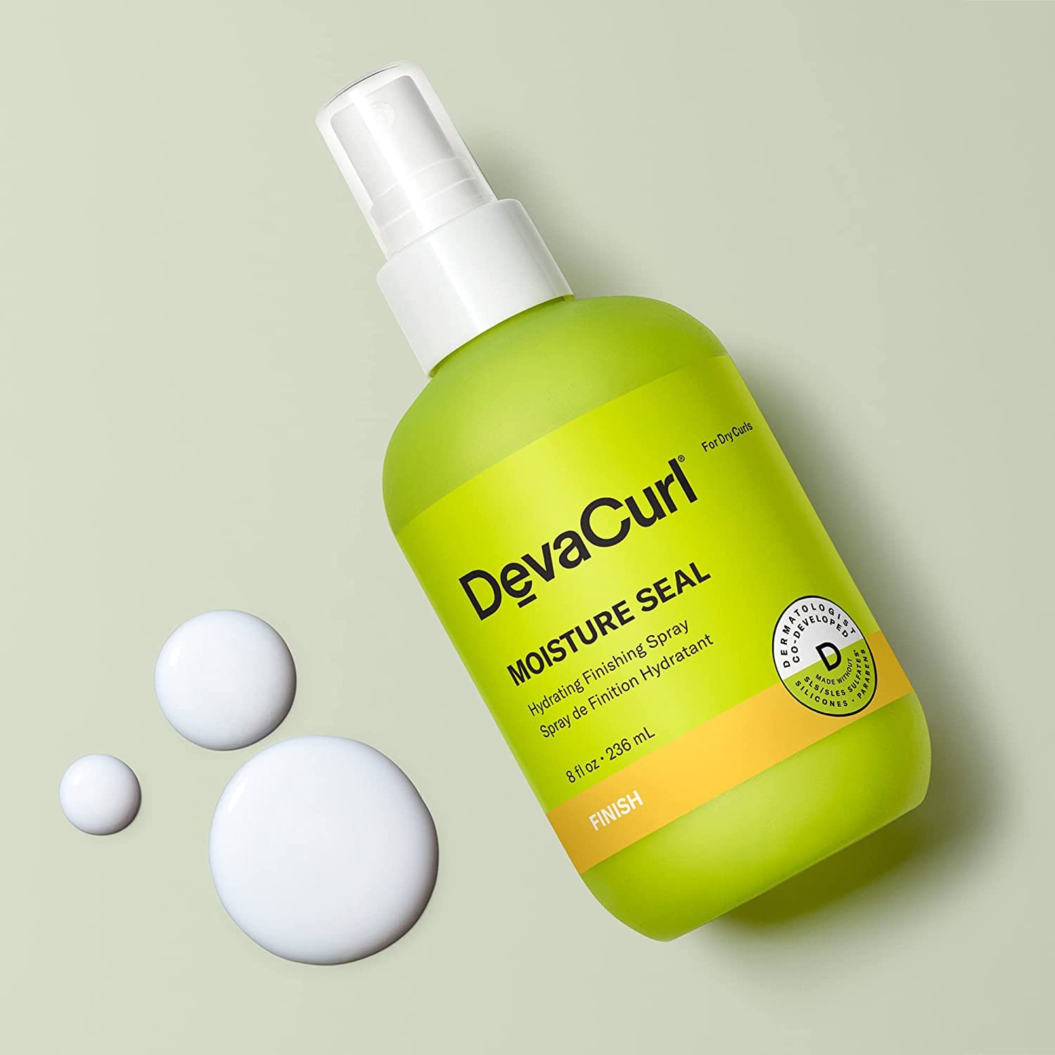 Devacurl Moisture Seal Hydrating Finishing Spray, Bright Breeze, 8 Fl. Oz.