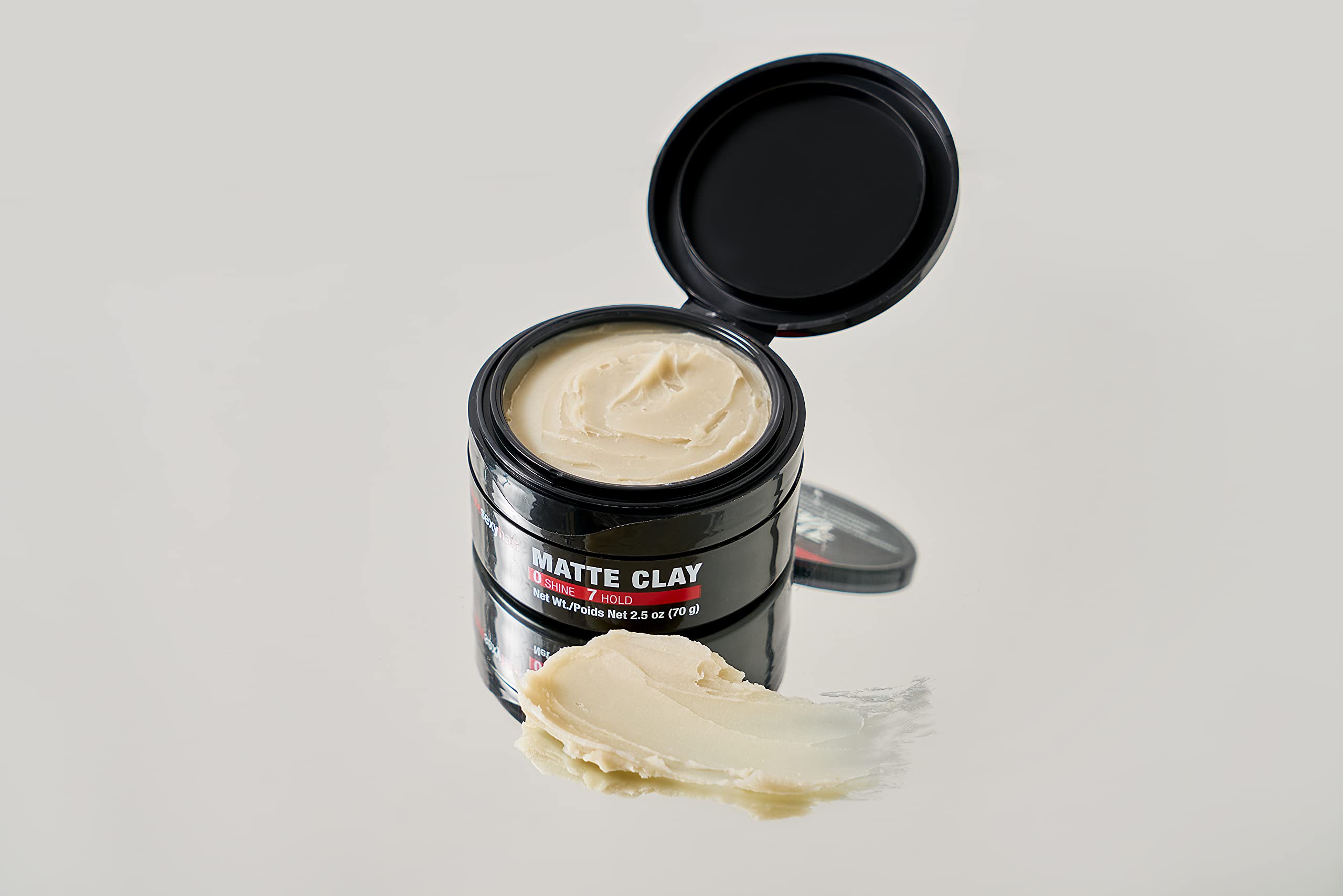 Sexyhair Style Matte Clay Matte Texturizing Clay, 2.5 Oz | Separates, Defines And Molds | Helps Tame Unruly Ends | Washes Out Ea