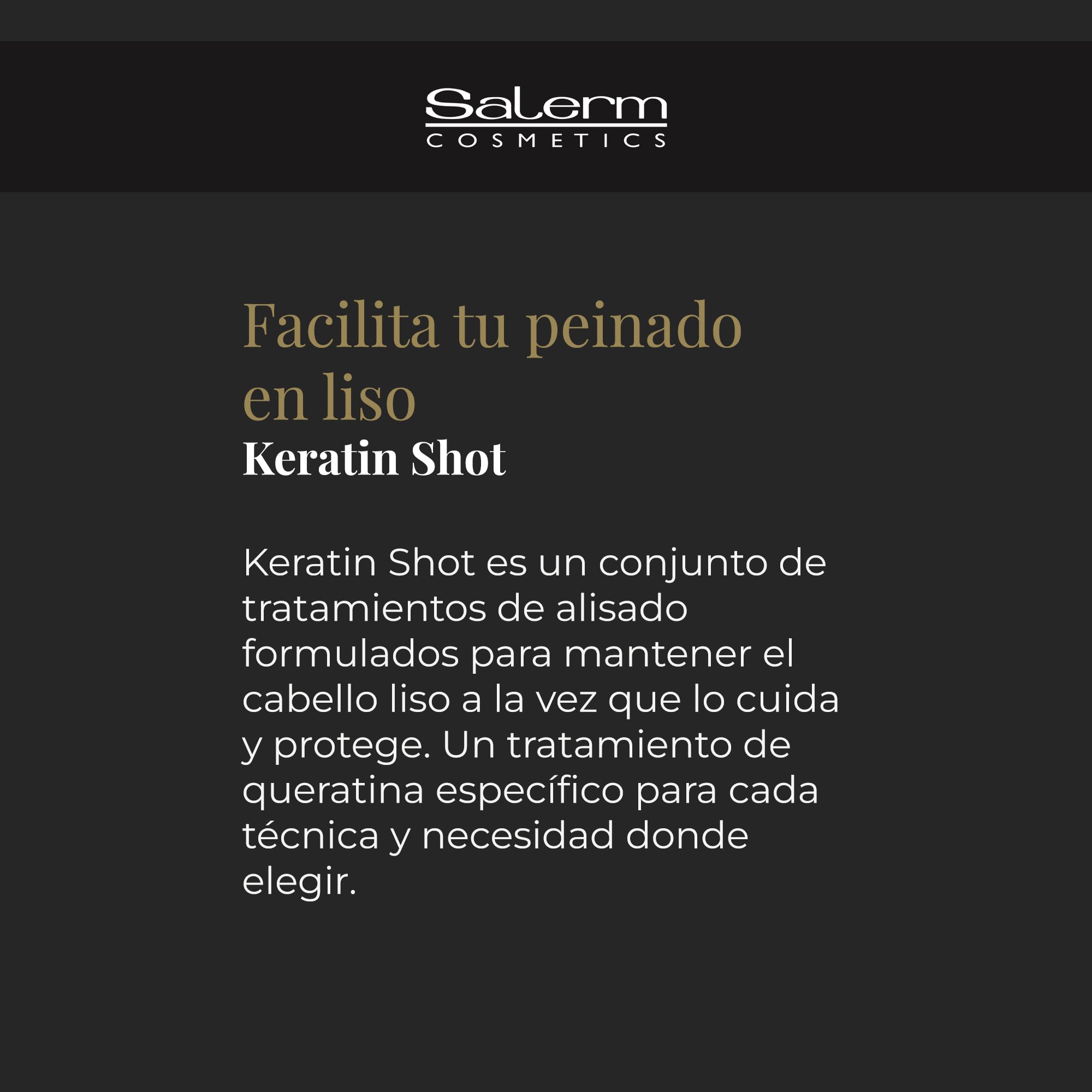 Salerm Cosmetics Kit Keratin Shot Maintenance Treatment - Pack of 3 x 266.67 ml - Total: 4.00ml