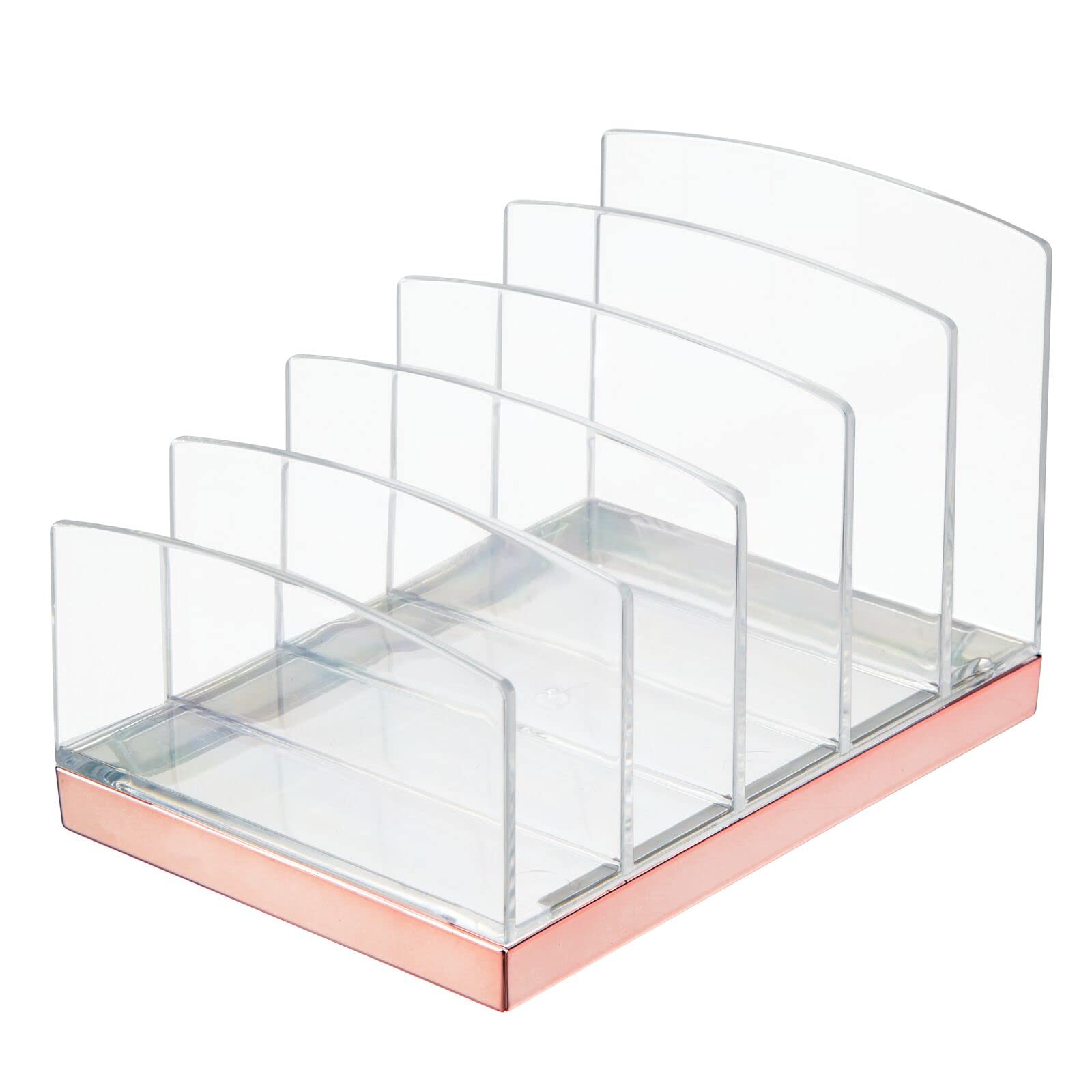 Mdesign Plastic Makeup Organizer For Bathroom Countertops, Vanities, Cabinets: Cosmetics Storage Solution For - Eyeshadow Palett
