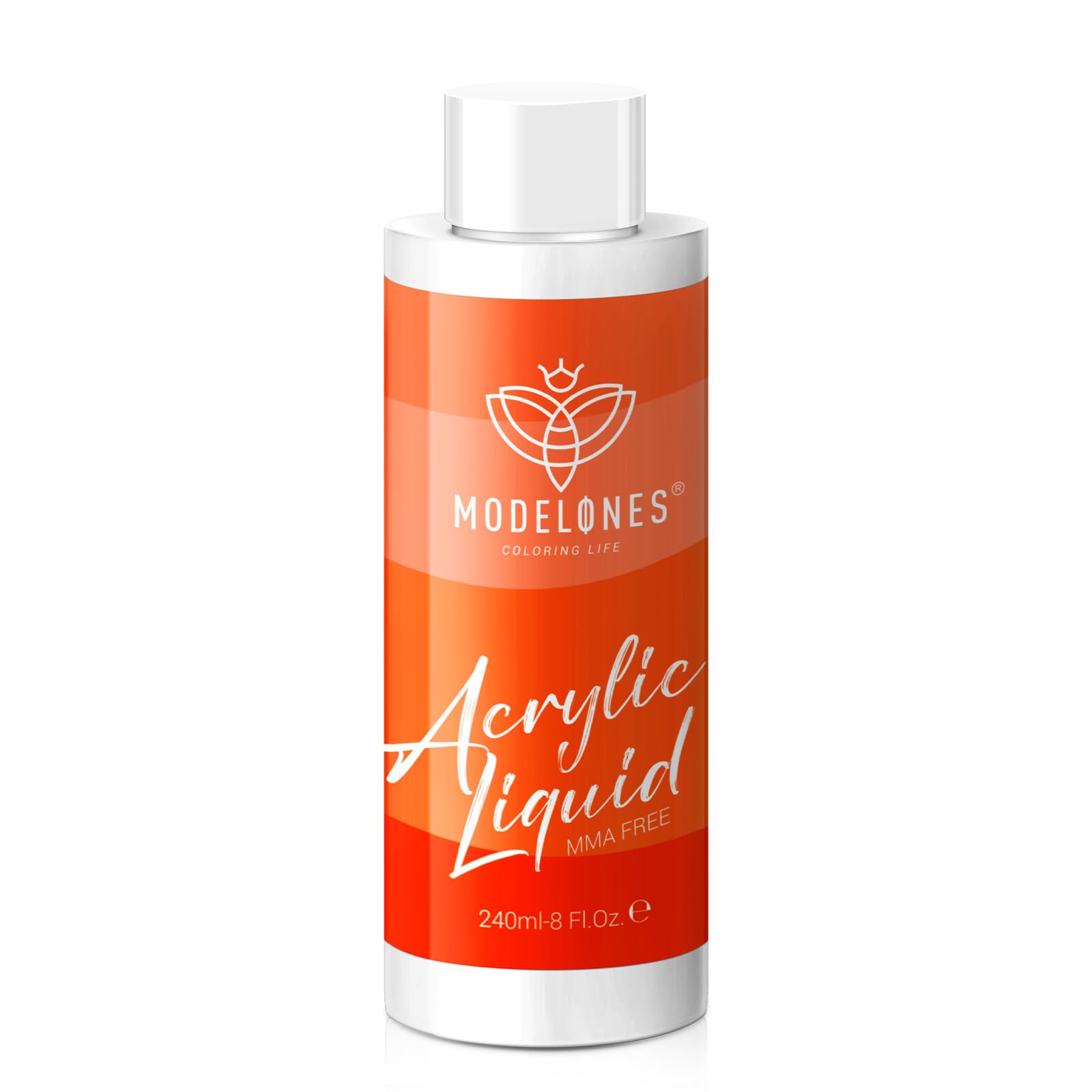 Modelones 8 oz Monomer - Professional Monomer Acrylic Nail Liquid - 240ml Acrylic Monomer Liquid for Acrylic Powder, Acrylic Nai
