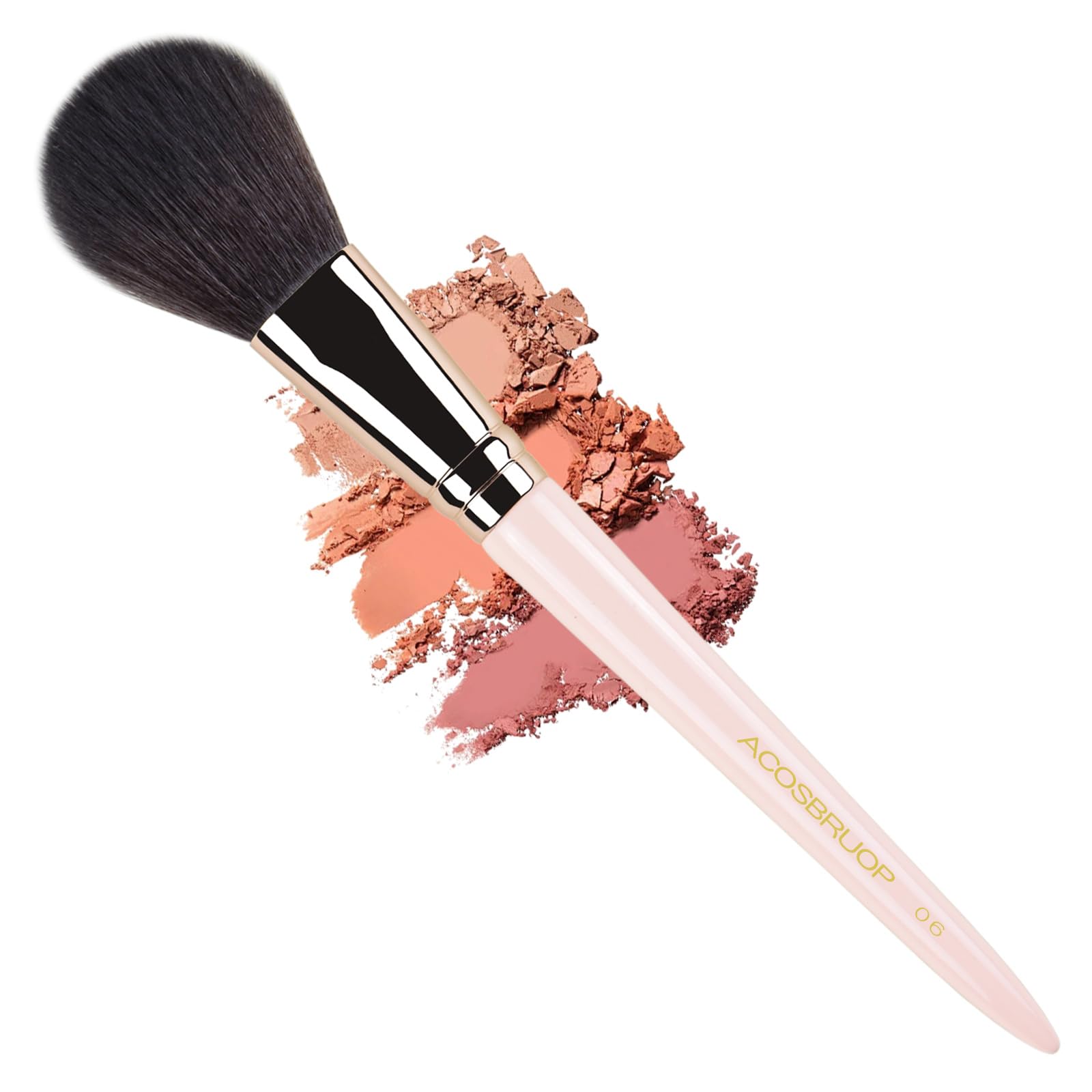 ACOSBRUOP Loose Powder Blush Brush, Professional Blush Brush for Cheeks,Soft Bristles Makeup Brush,Beauty Tools