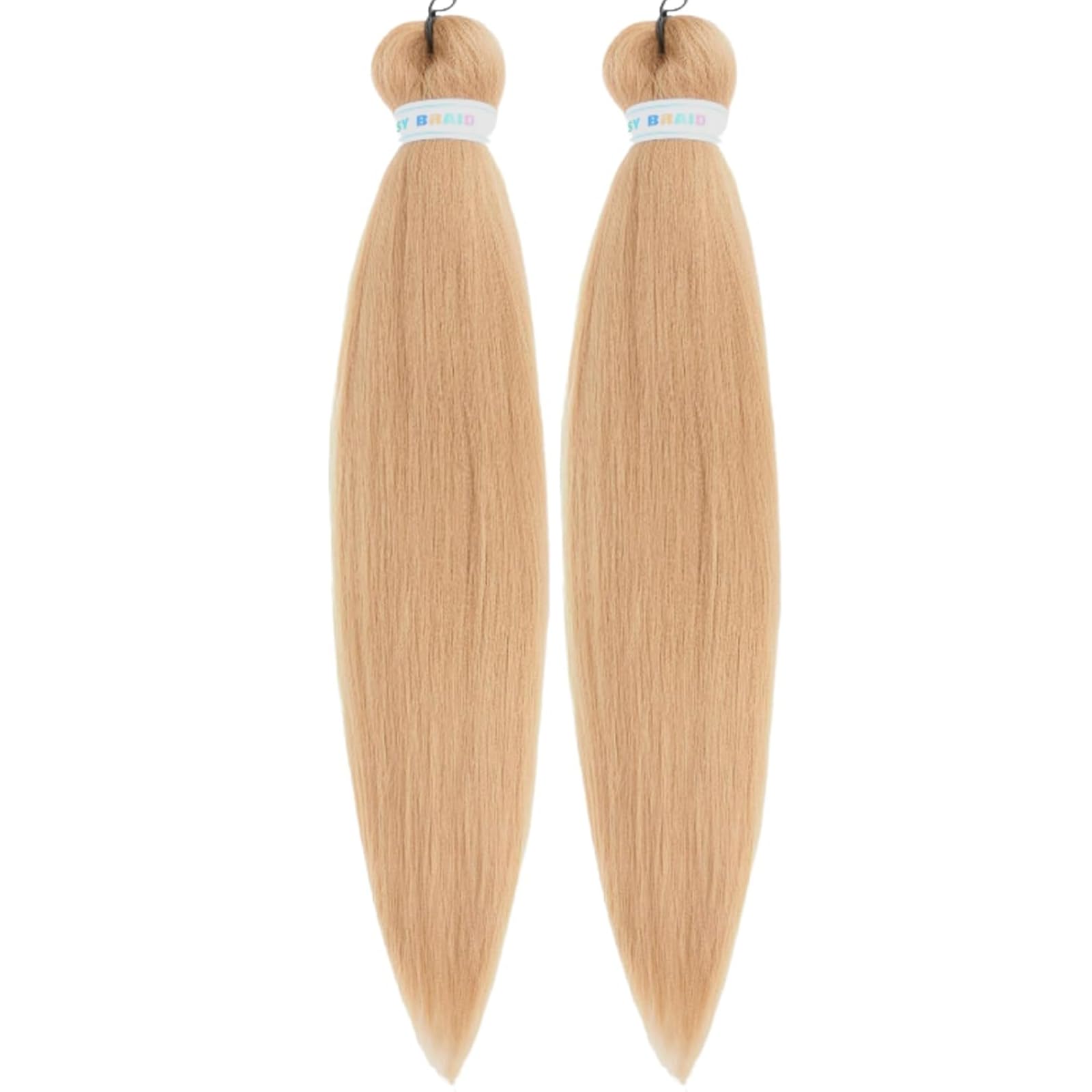 Gozill Honey Blonde Braiding Hair Pre Stretched Kanekalon Prestretched Braiding Hair Ez Braid Hypoallergenic Colored Braiding Ha