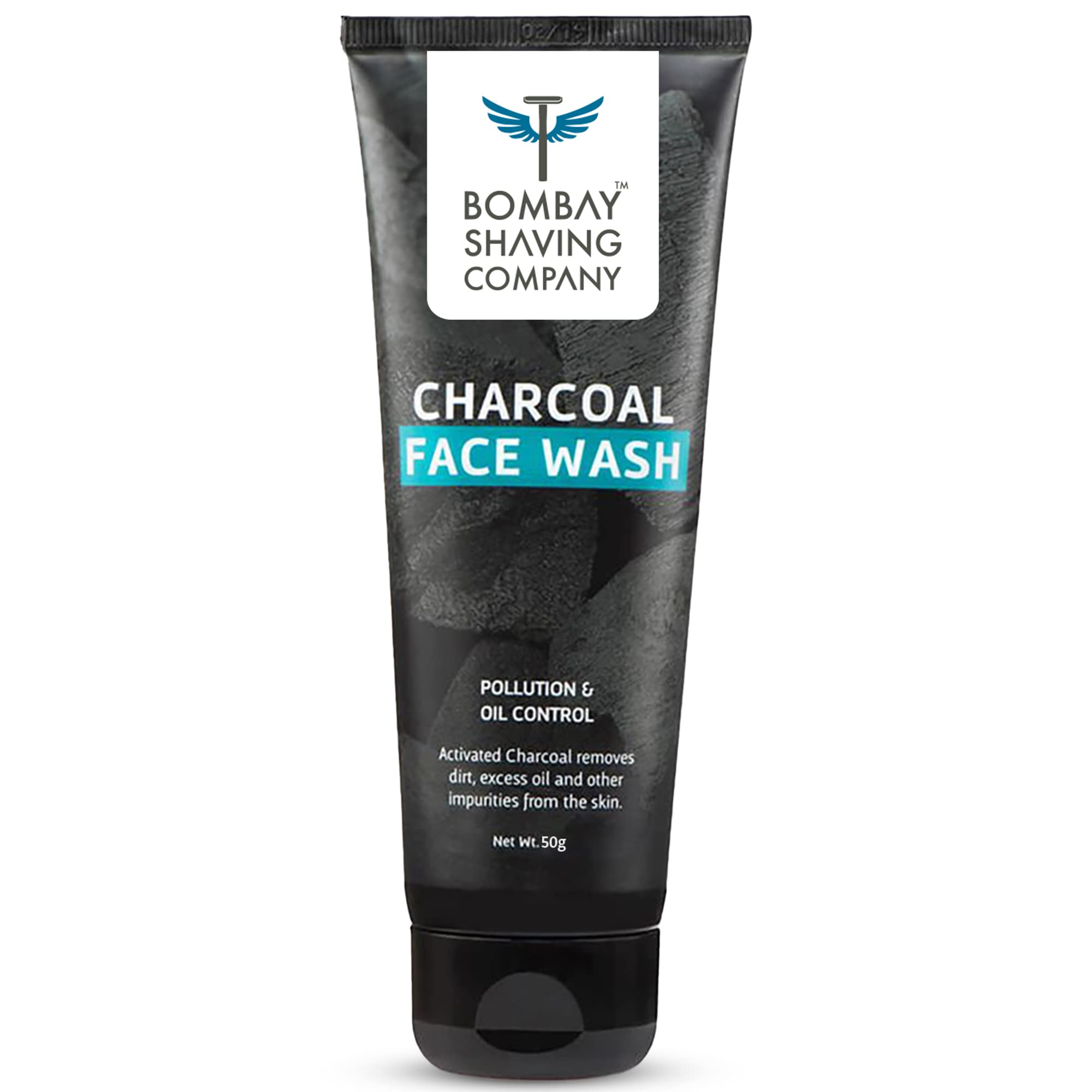 Bombay Shaving Company Charcoal Face Wash, Pollution And Oil Control For Men - 45G