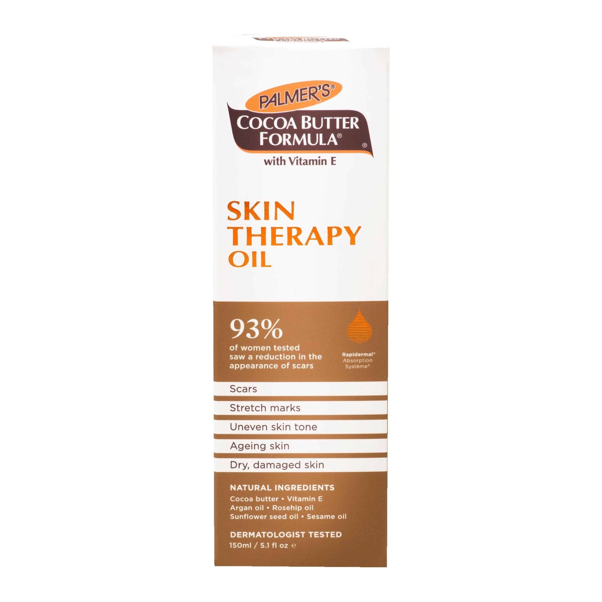 Palmers Cocoa Butter Formula Skin Therapy Oil With Vitamin E For Unisex 5.1 oz Oil