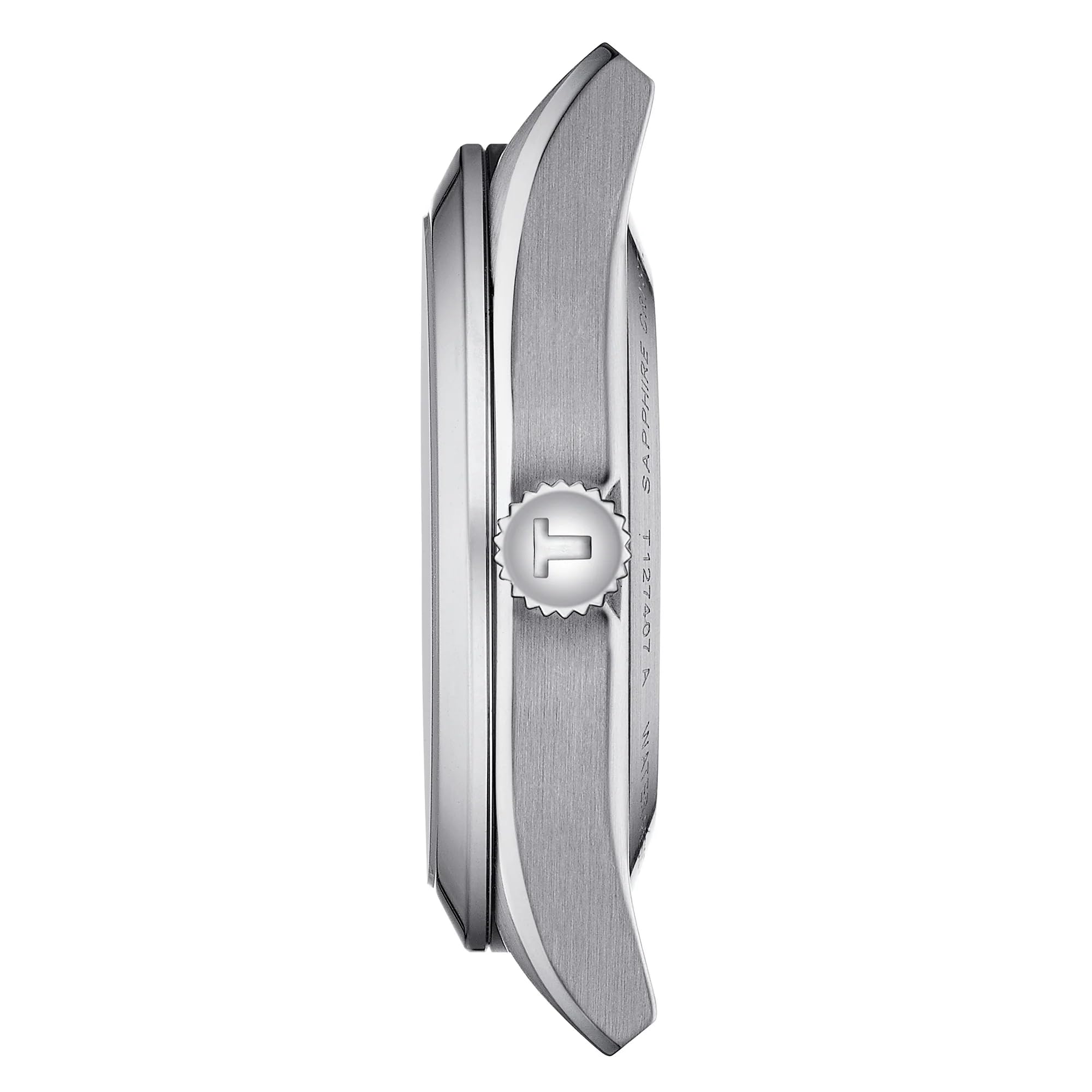 Tissot Mens Gentleman Stainless Steel Dress Watch Grey T1274071105100