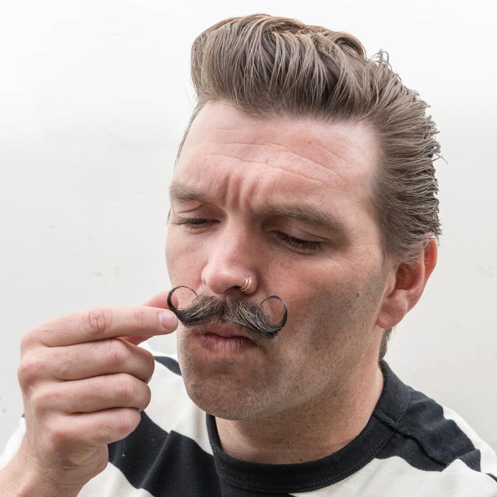 Zeus Mustache Styling Wax, Mega Hold Water Based Moustache Wax For Men (3 Pack)